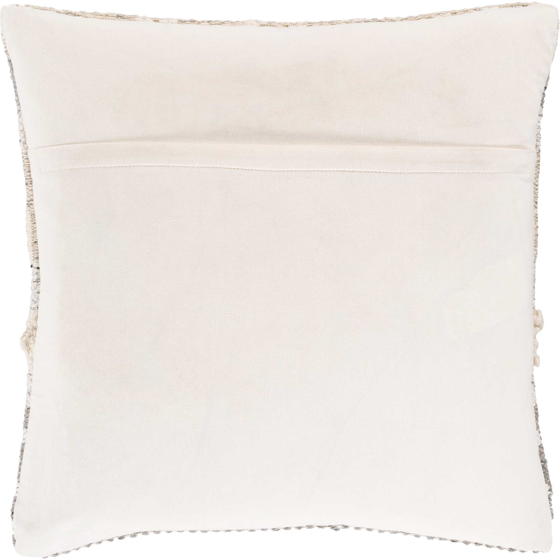 Logan Pillow Cream/Taupe/White - Image 2