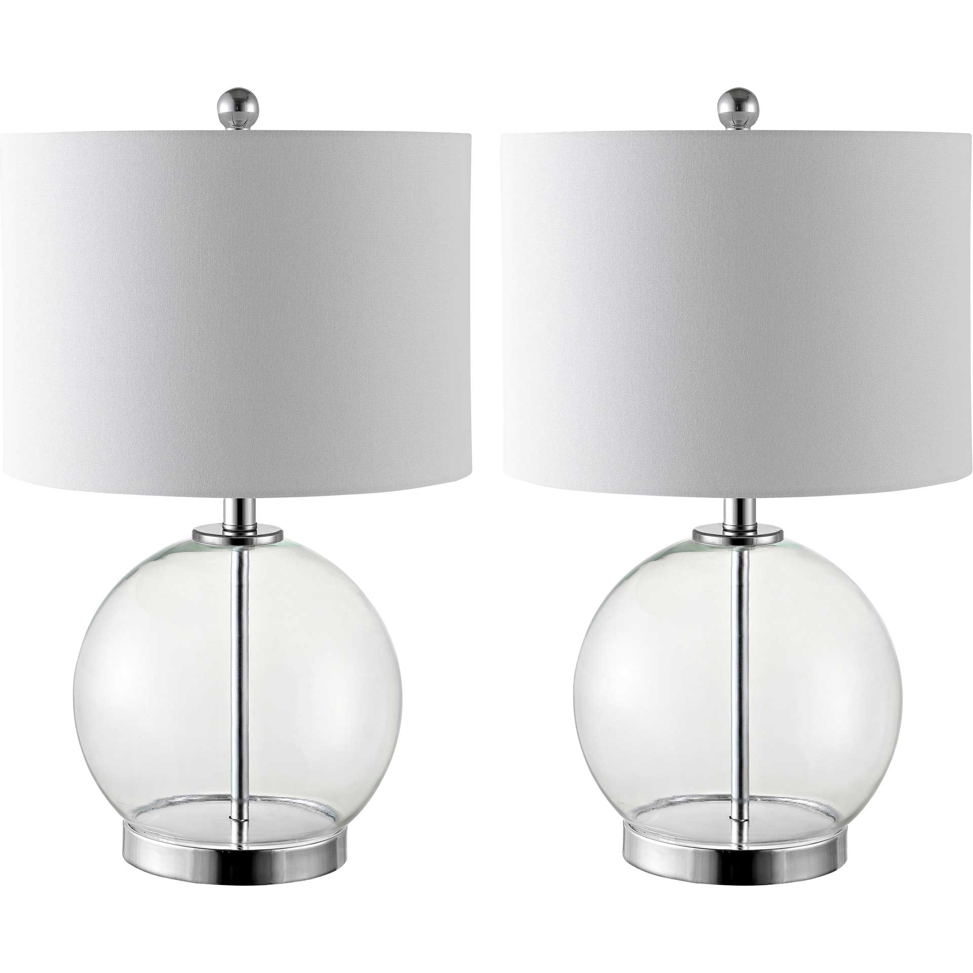 Loli Table Lamps Clear/Chrome (Set of 2) - Image 3