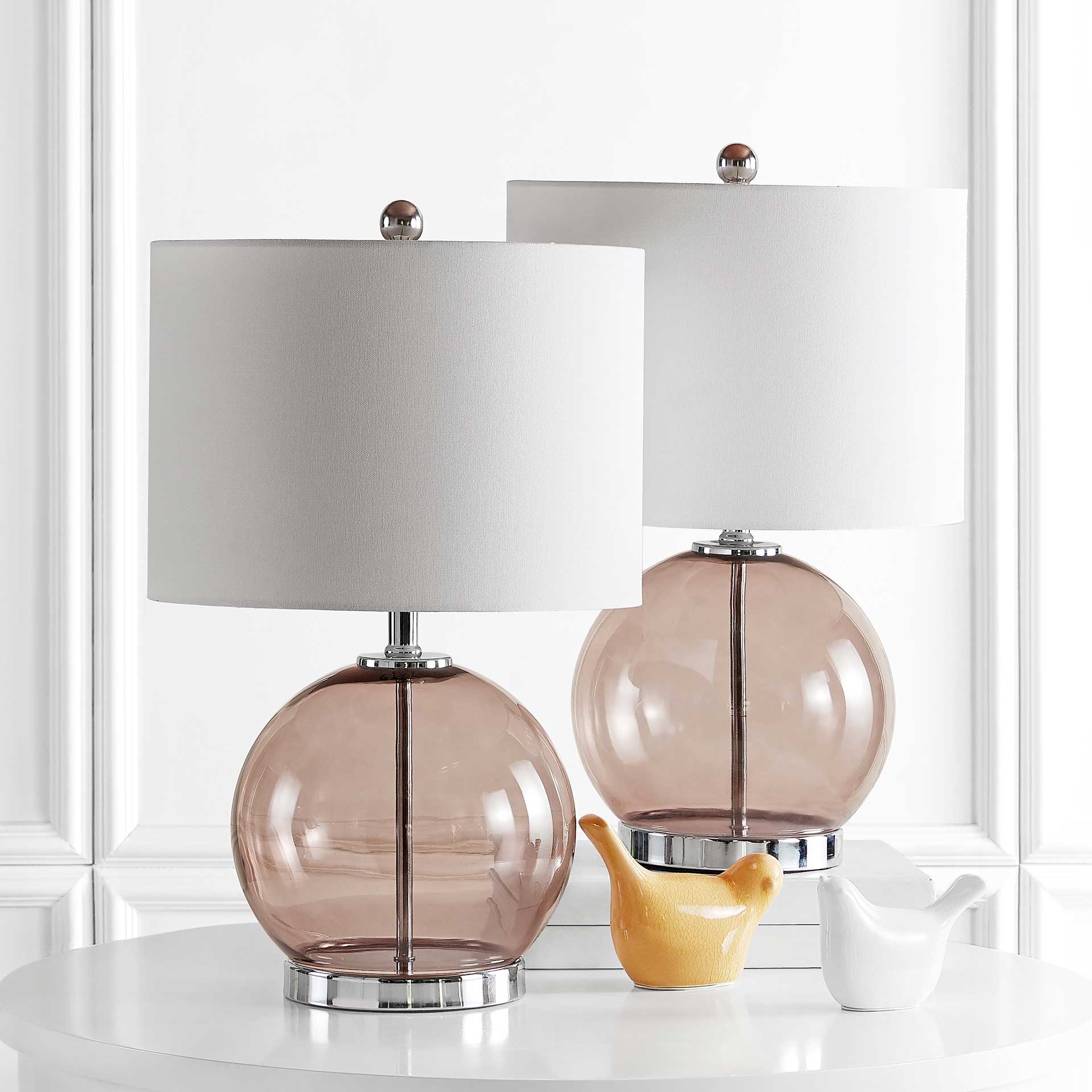 Loli Table Lamps Smoked Gray Glass (Set of 2) - Image 5