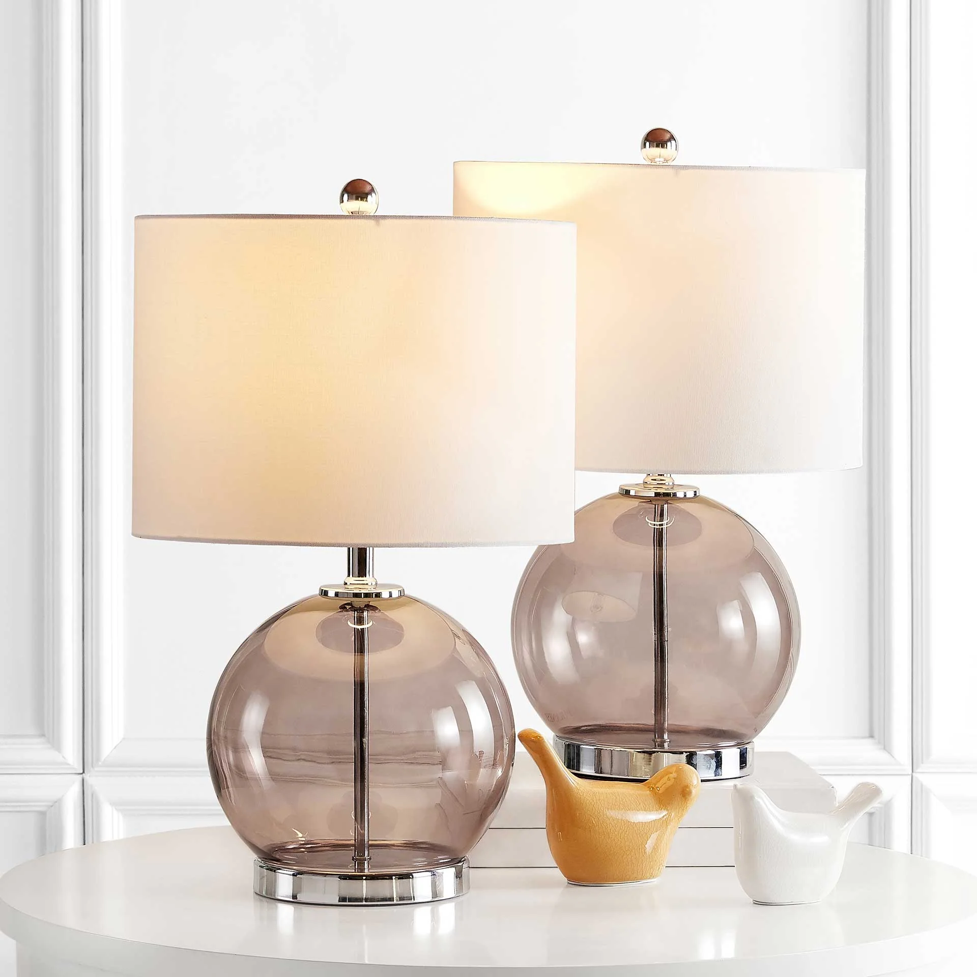 Loli Table Lamps Smoked Gray Glass (Set of 2) - Image 6
