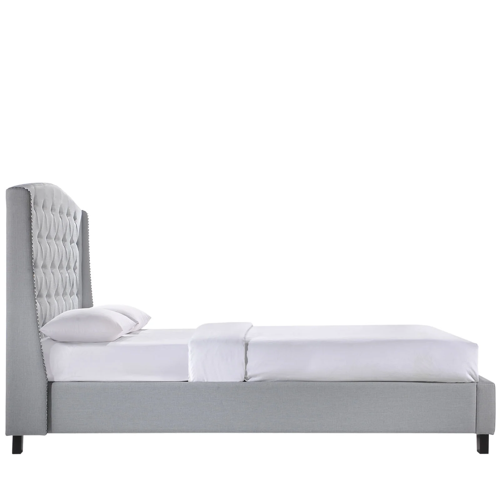 London Queen Bed Gray - Image 2