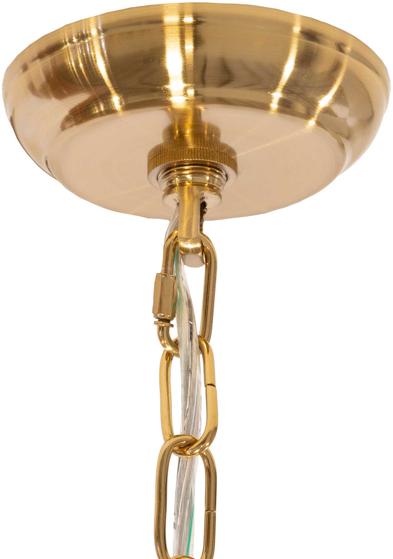Londyn Ceiling Lamp Black/White/Brass - Image 4