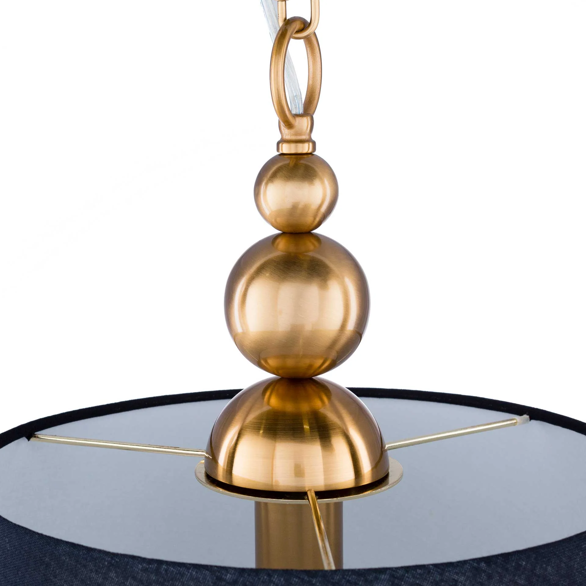 Londyn Ceiling Lamp Black/White/Brass - Image 5