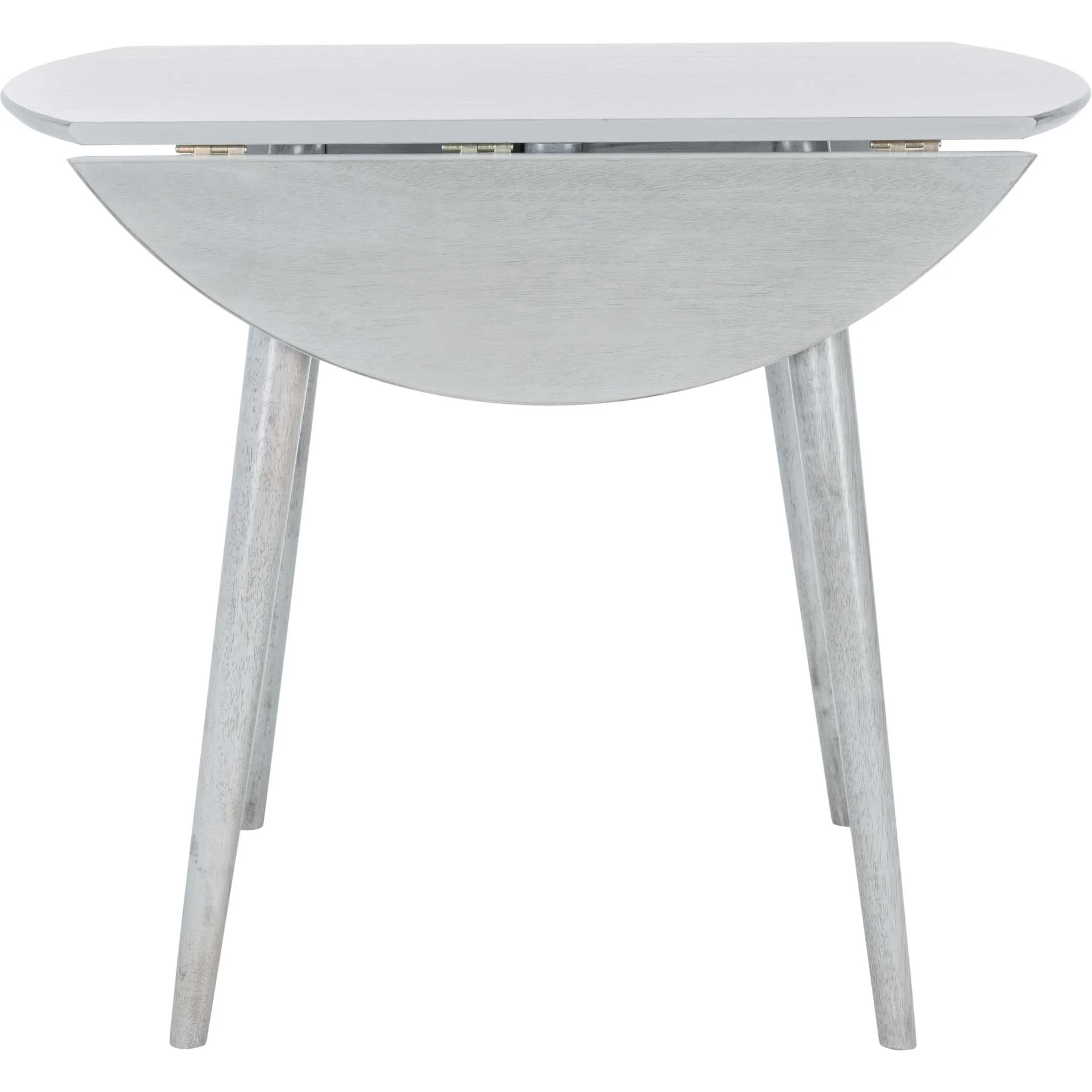 Loni Folding Round Dining Table Dark Gray - Image 3
