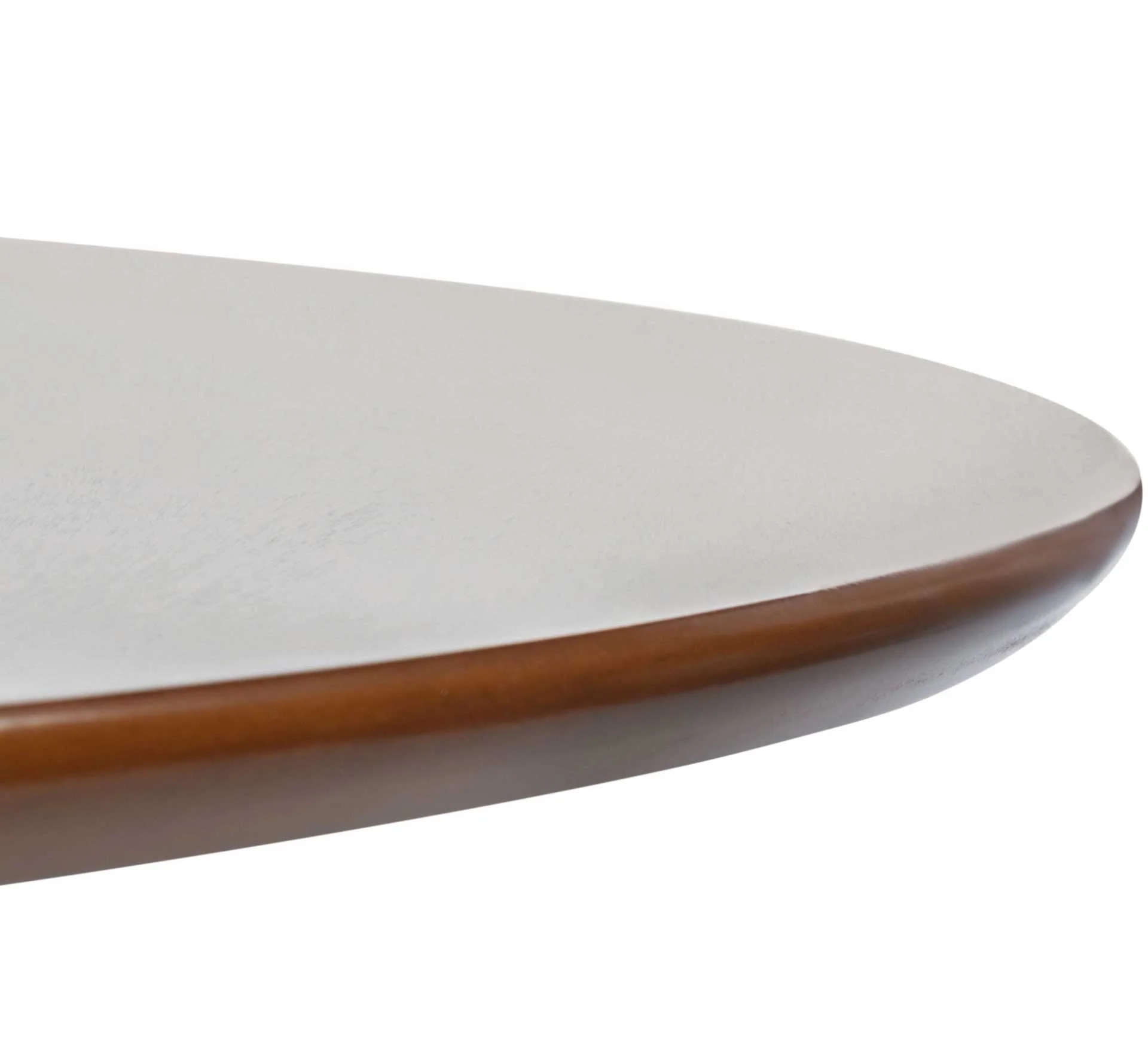 Loni Folding Round Dining Table Walnut - Image 4