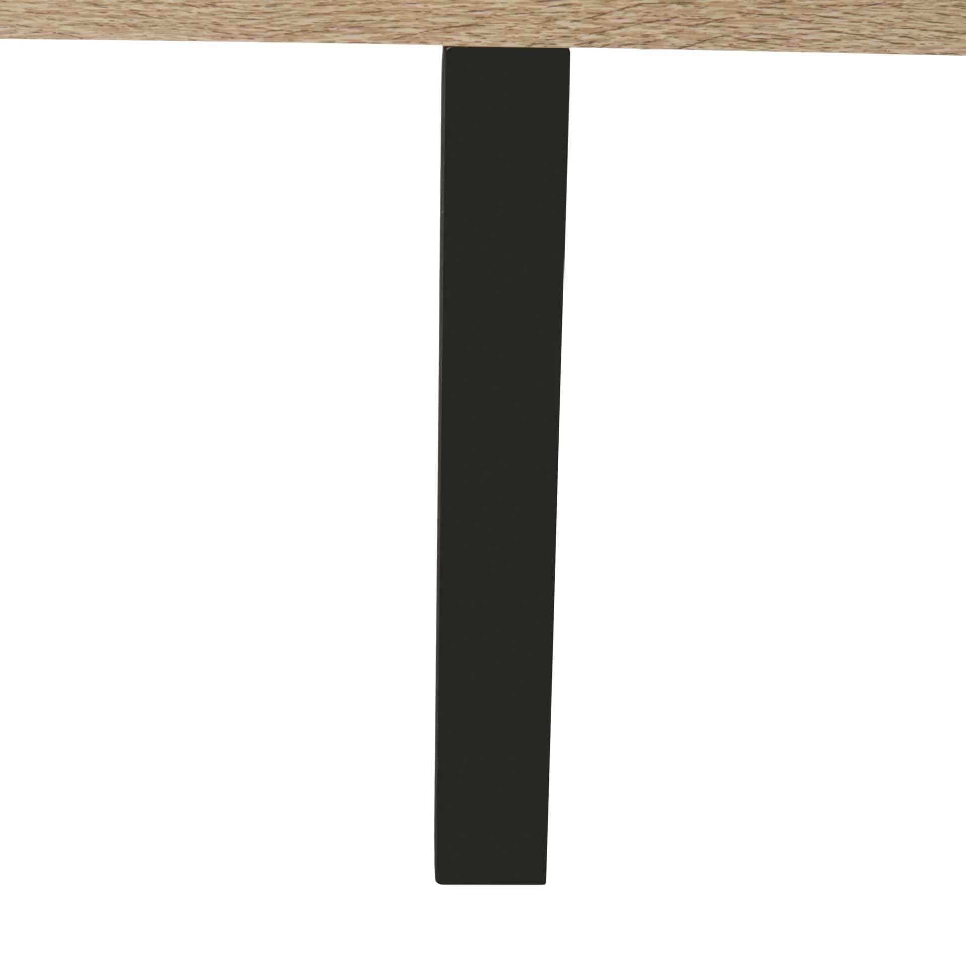 Lonny Retro Mid Century Wood Etagere Oak/Black - Image 6