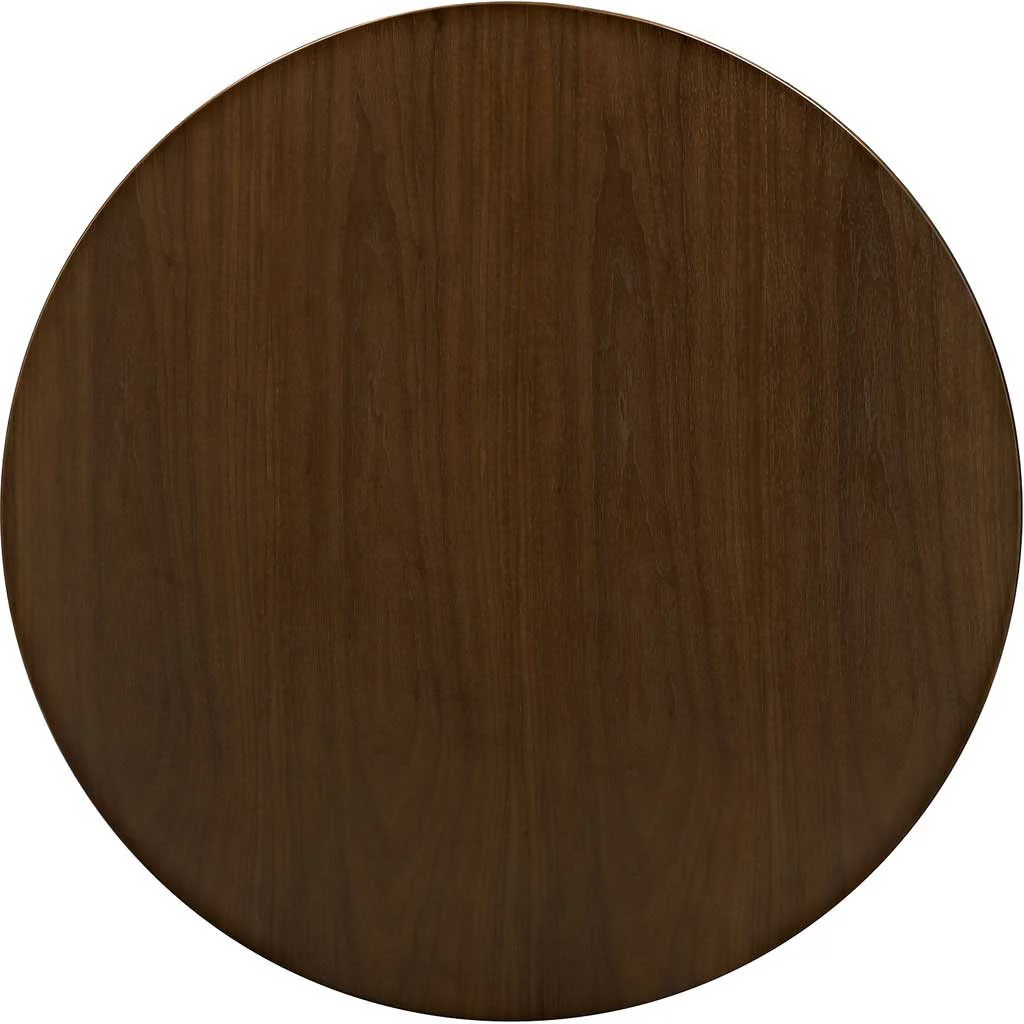 Lore 36" Tripod Dining Table Walnut - Image 3