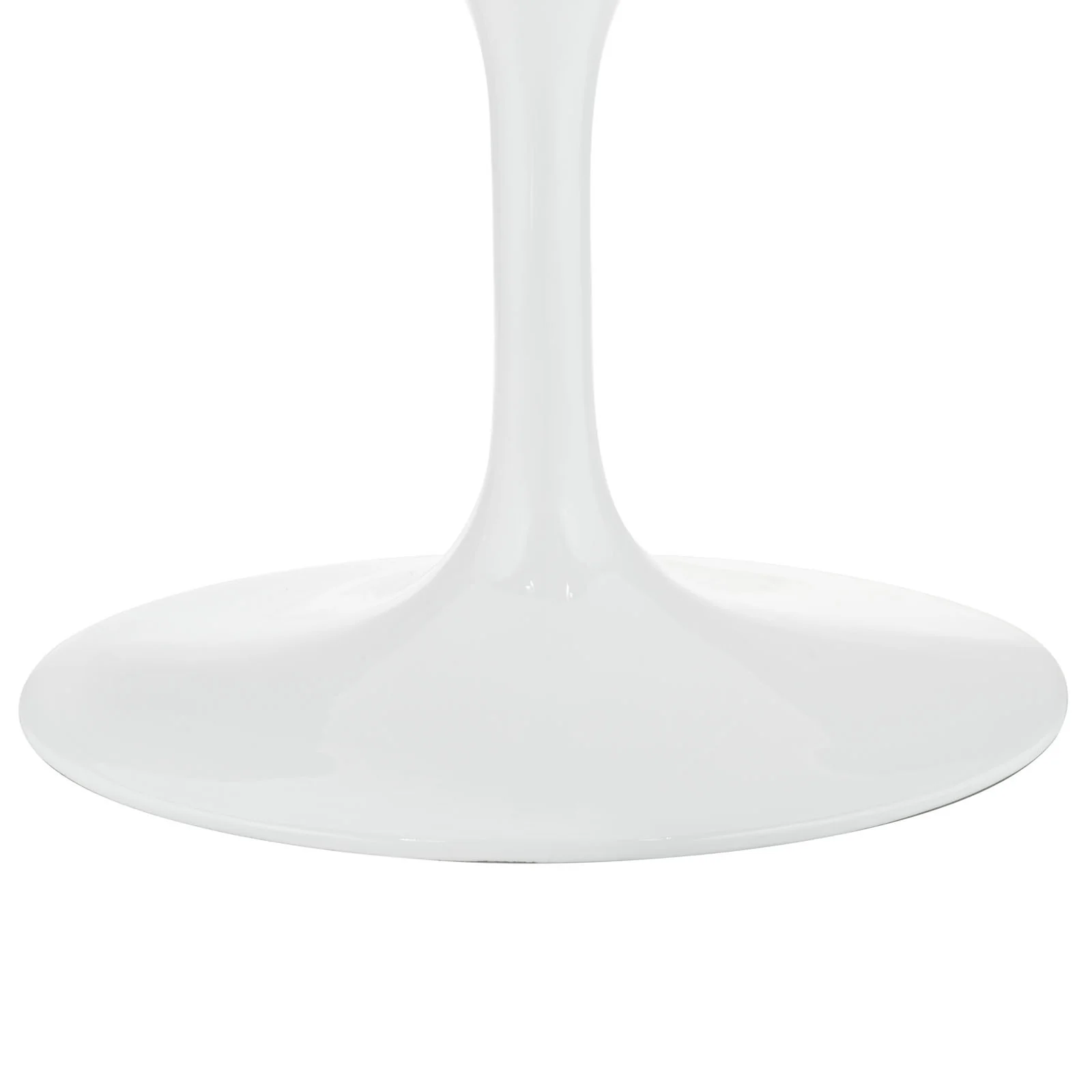 Lore 78" Fiberglass Dining Table White - Image 3