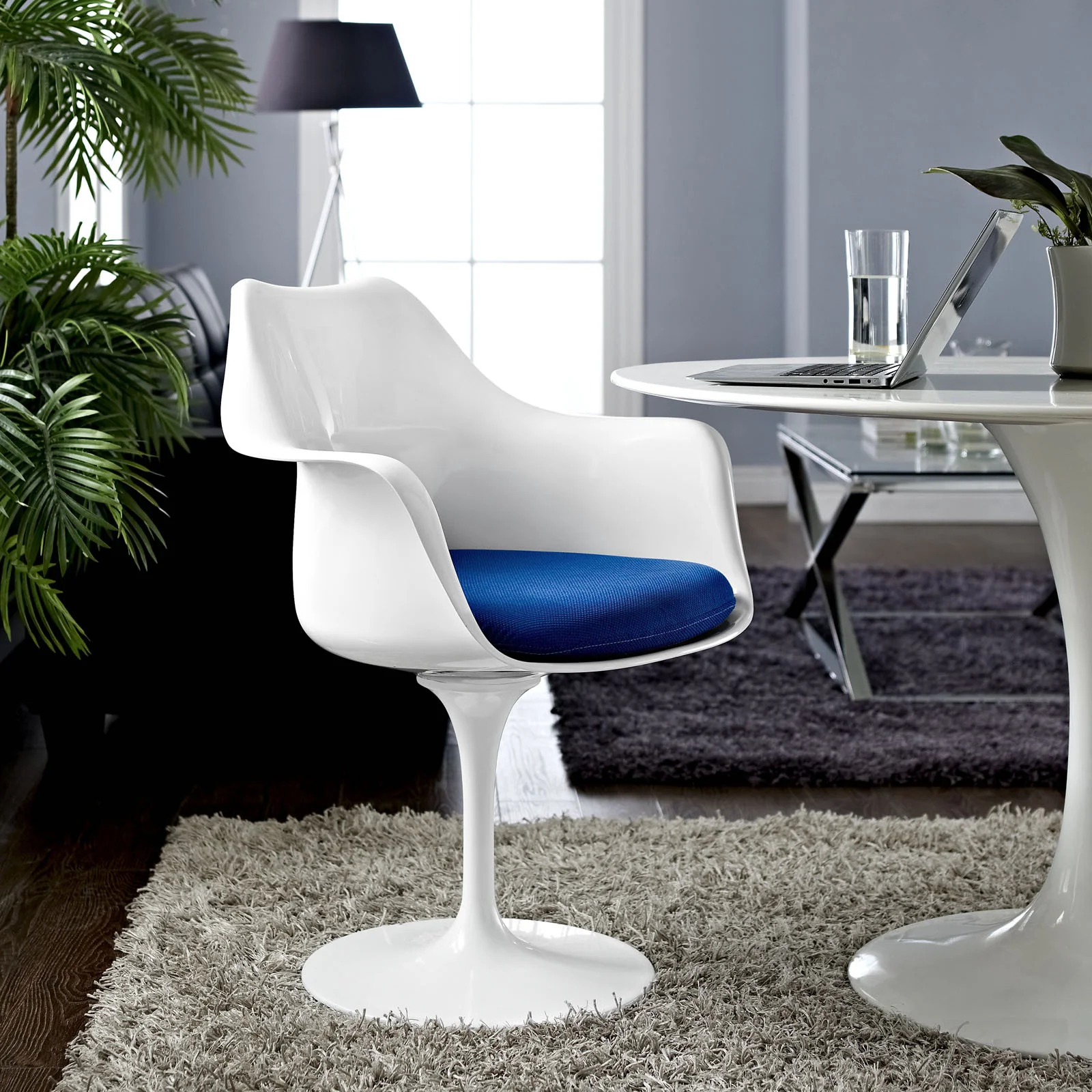 Lore Armchair Blue - Image 4