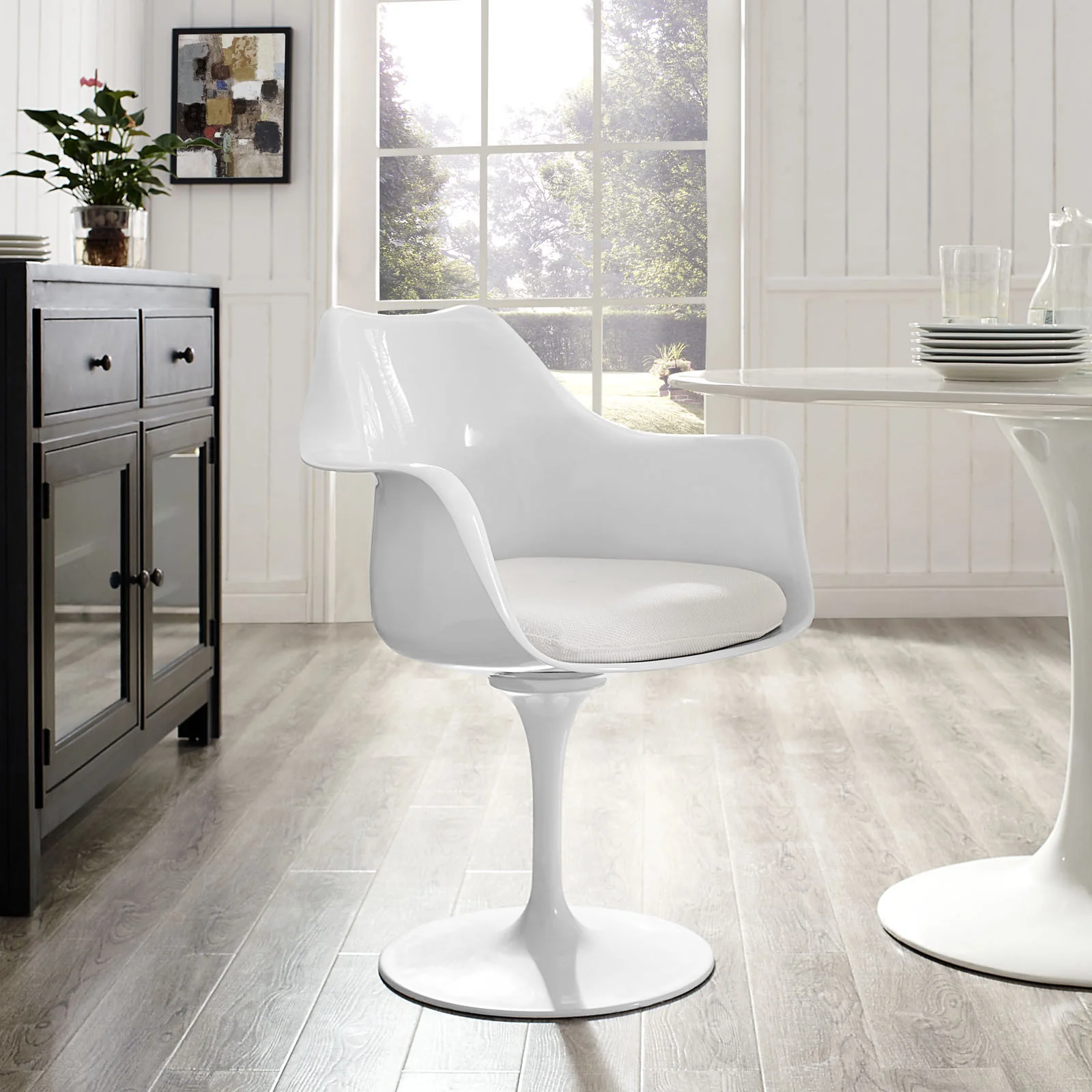 Lore Armchair White - Image 4