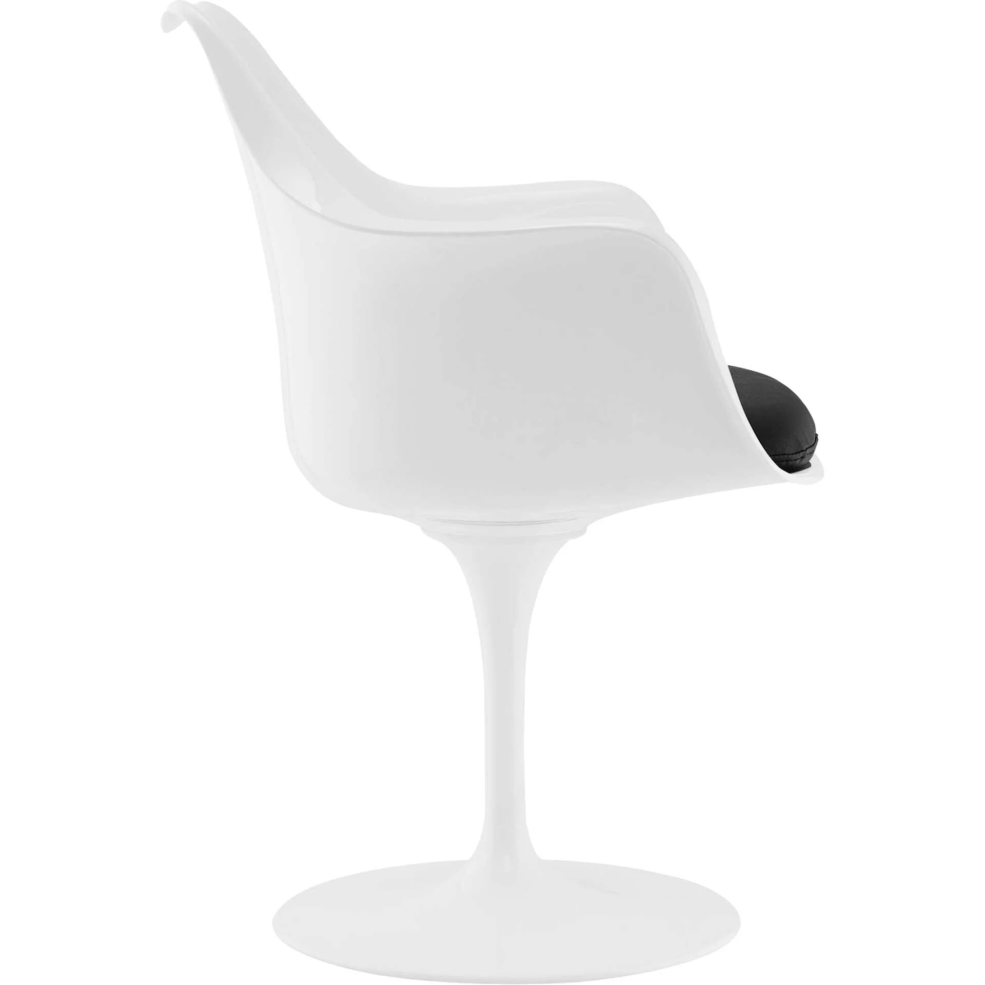 Lore Dining Vinyl Armchair Black - Image 2