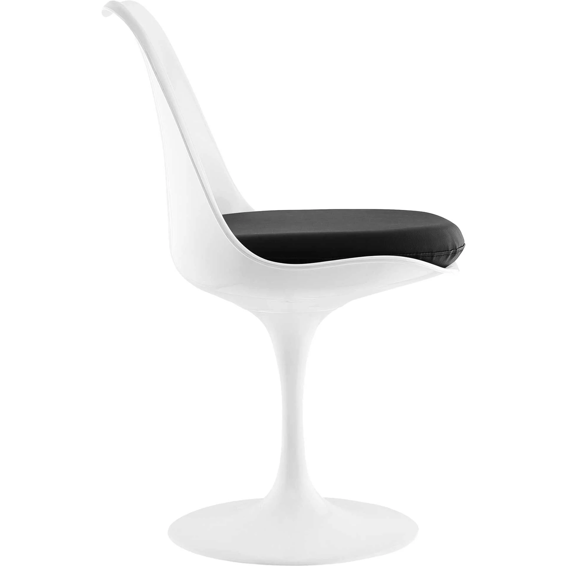 Lore Dining Vinyl Side Chair Black - Image 2