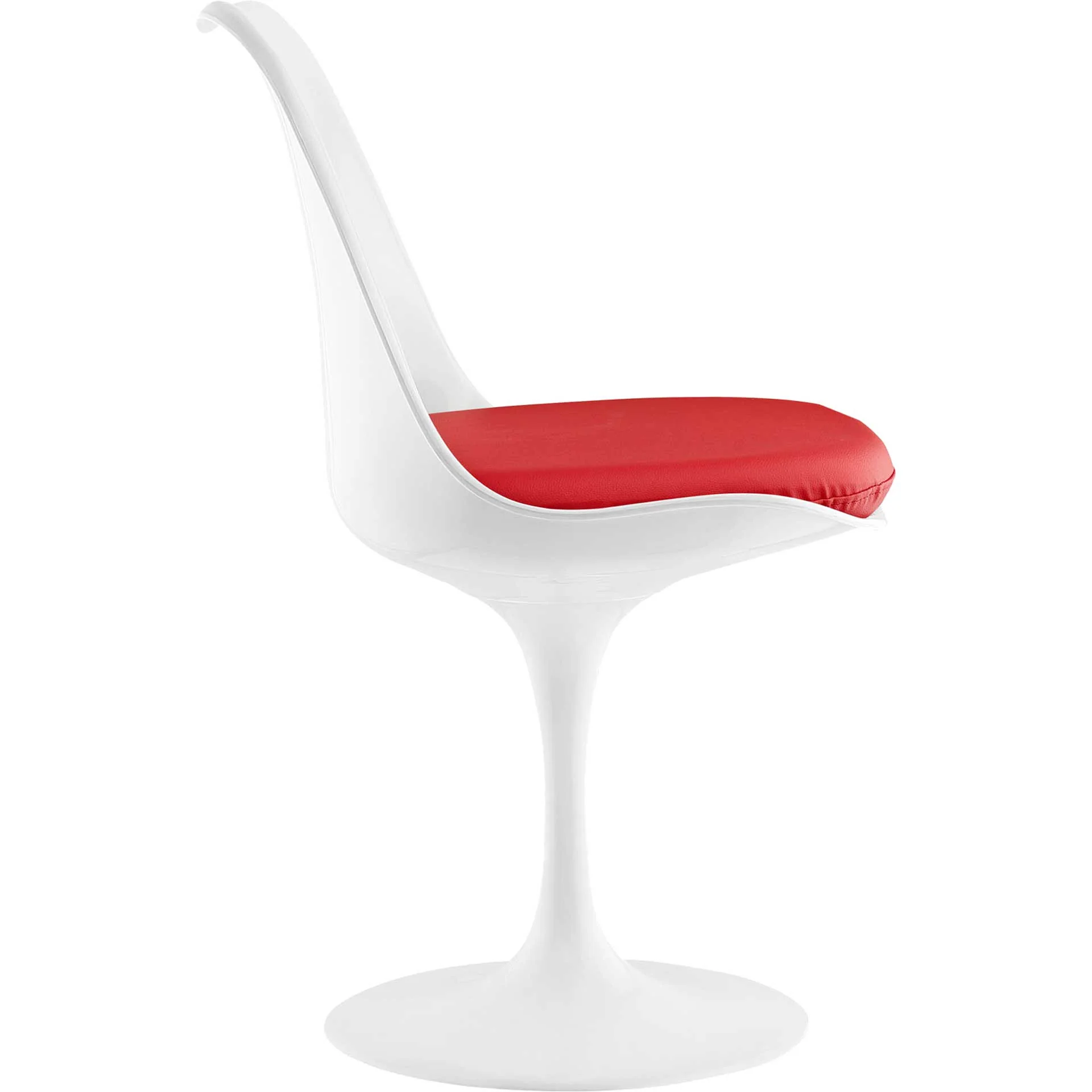 Lore Dining Vinyl Side Chair Red - Image 2