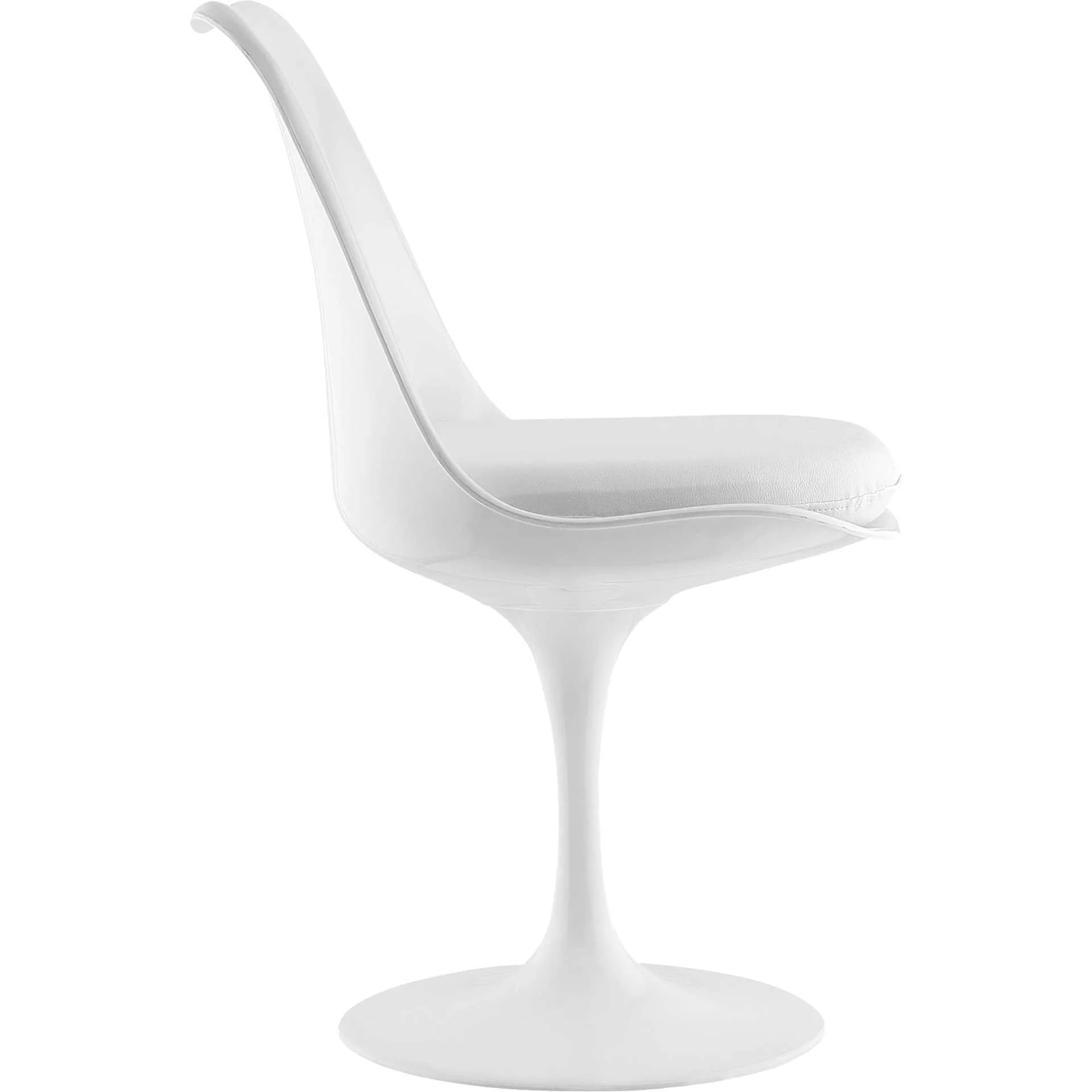 Lore Dining Vinyl Side Chair White - Image 2