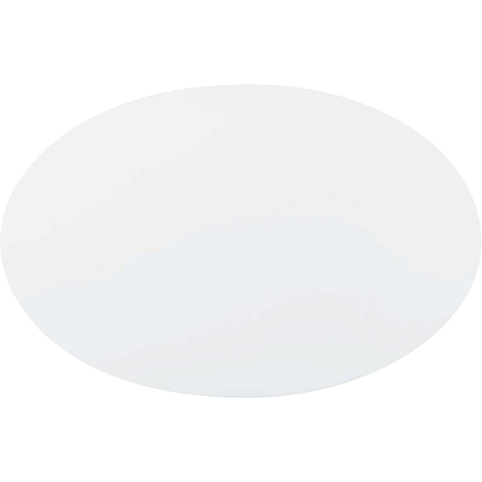 Lore Oval Coffee Table Gold/White - Image 3