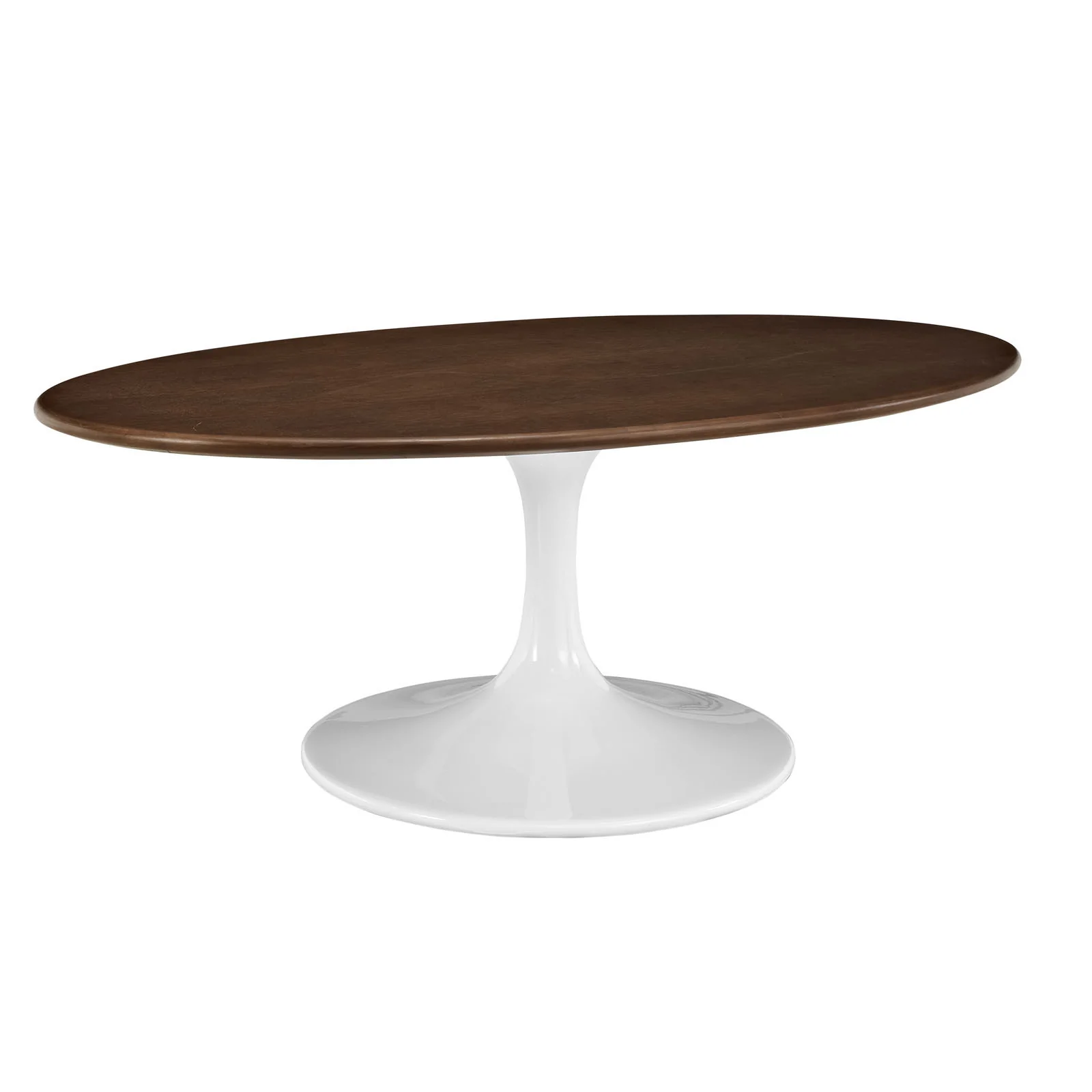 Lore Oval Coffee Table Walnut - Image 2