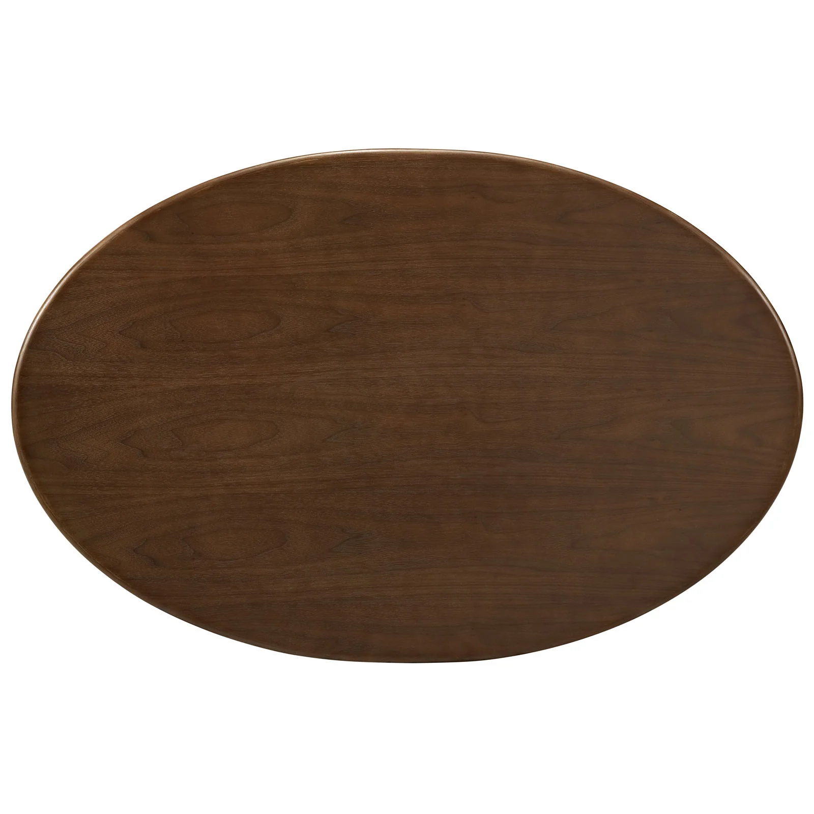 Lore Oval Coffee Table Walnut - Image 3