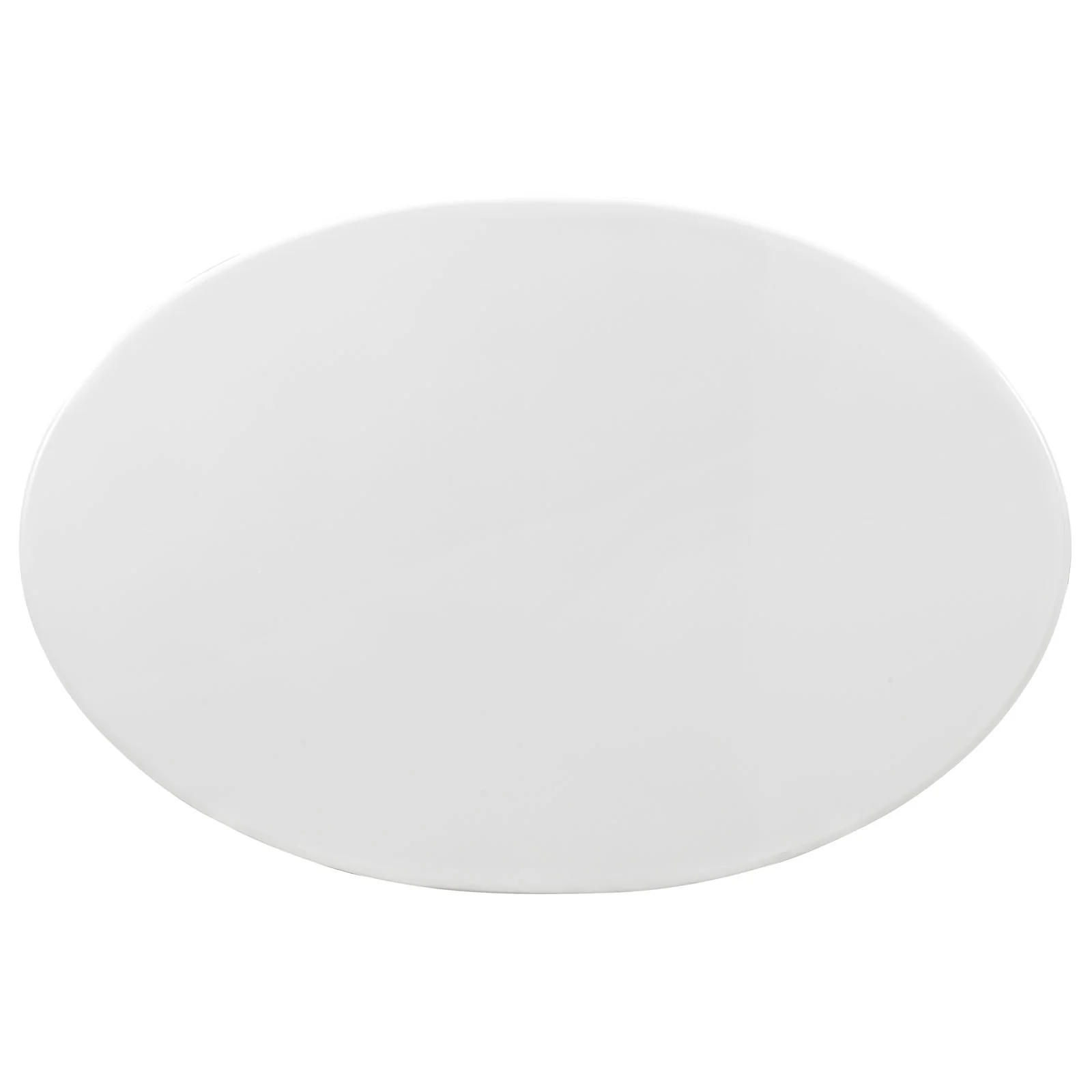 Lore Oval Coffee Table White - Image 3