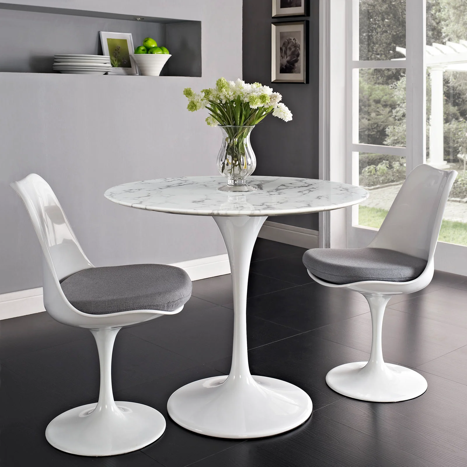 Lore Round Dining Table Faux Marble - Image 12