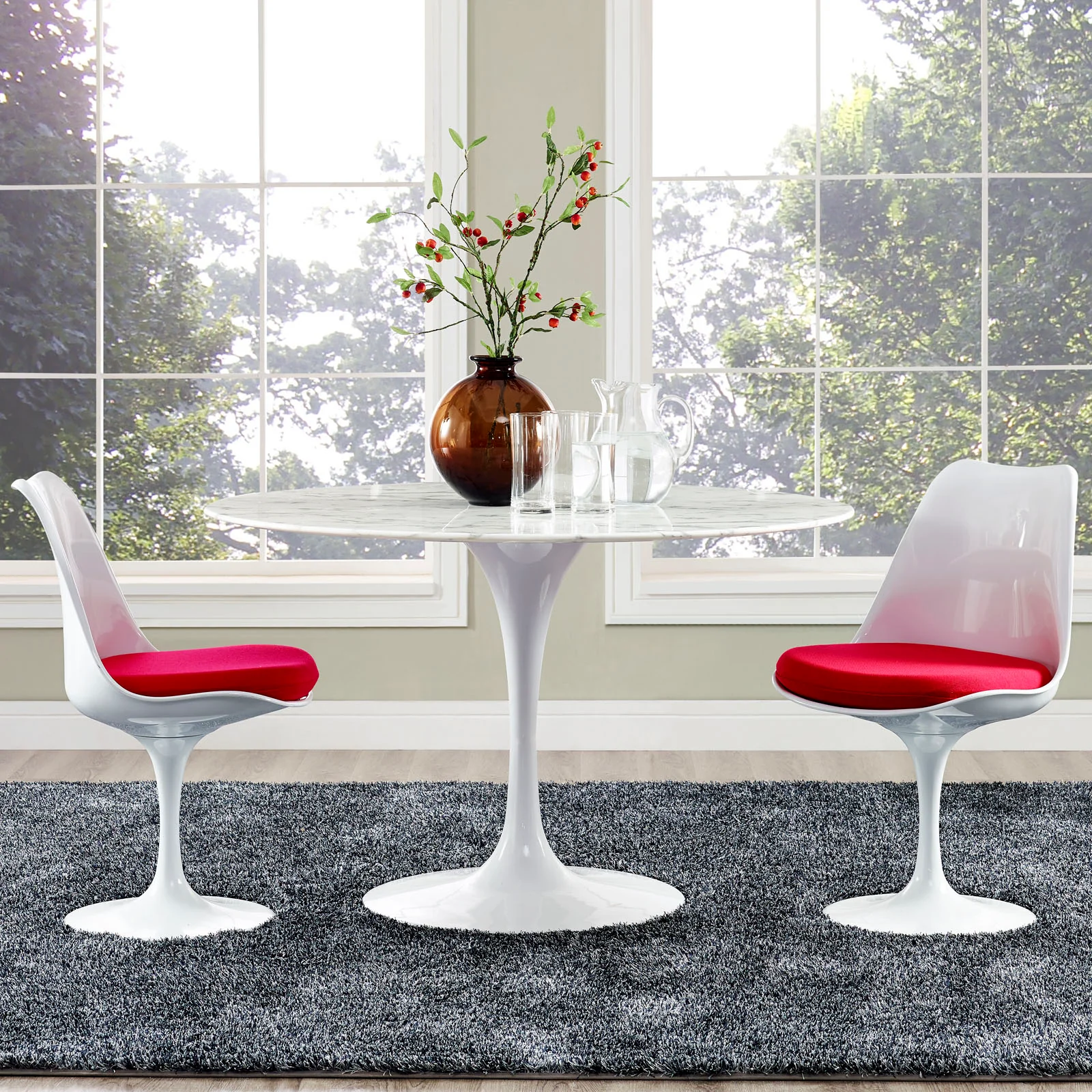 Lore Round Dining Table Faux Marble - Image 7