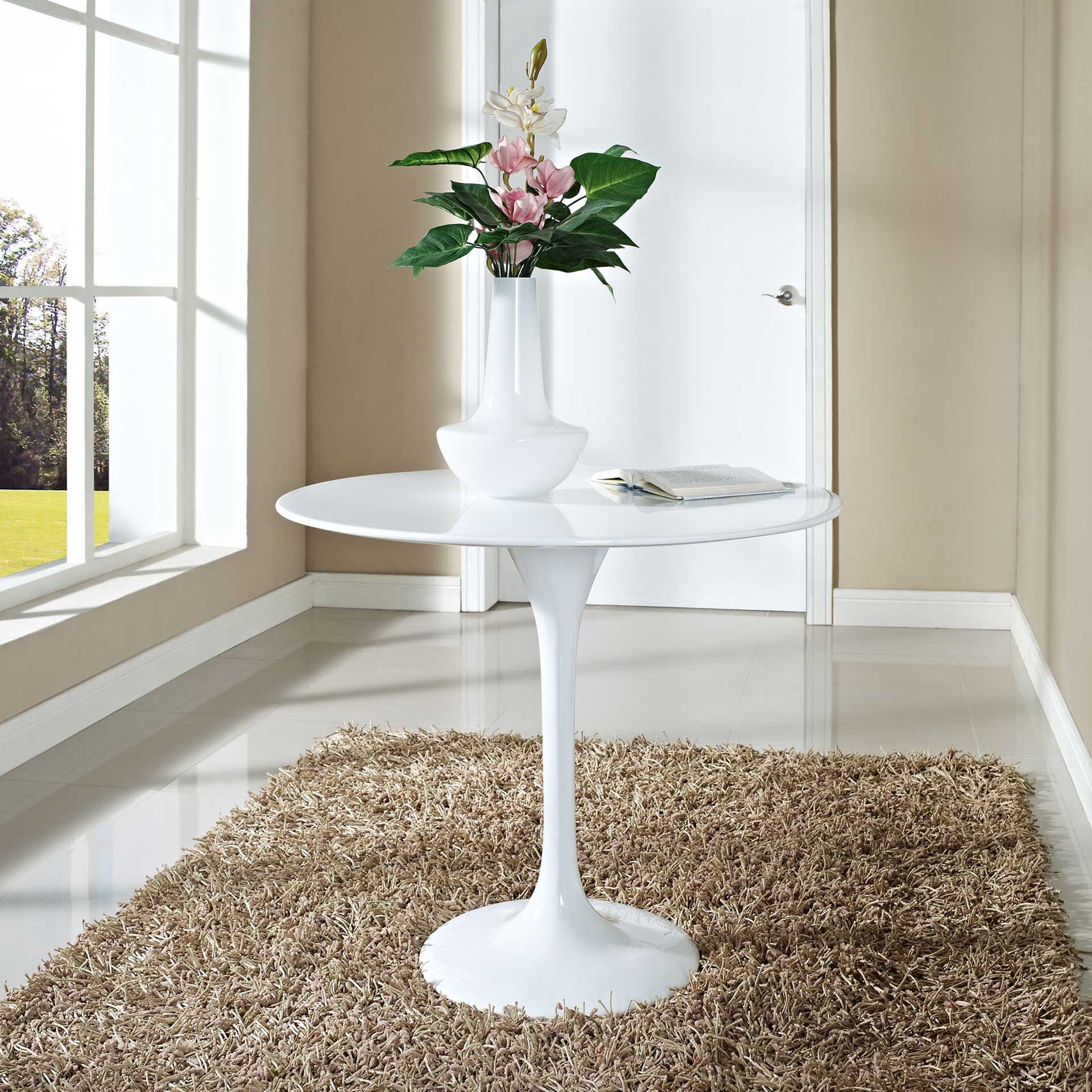 Lore Round Dining Table Fiberglass - Image 9