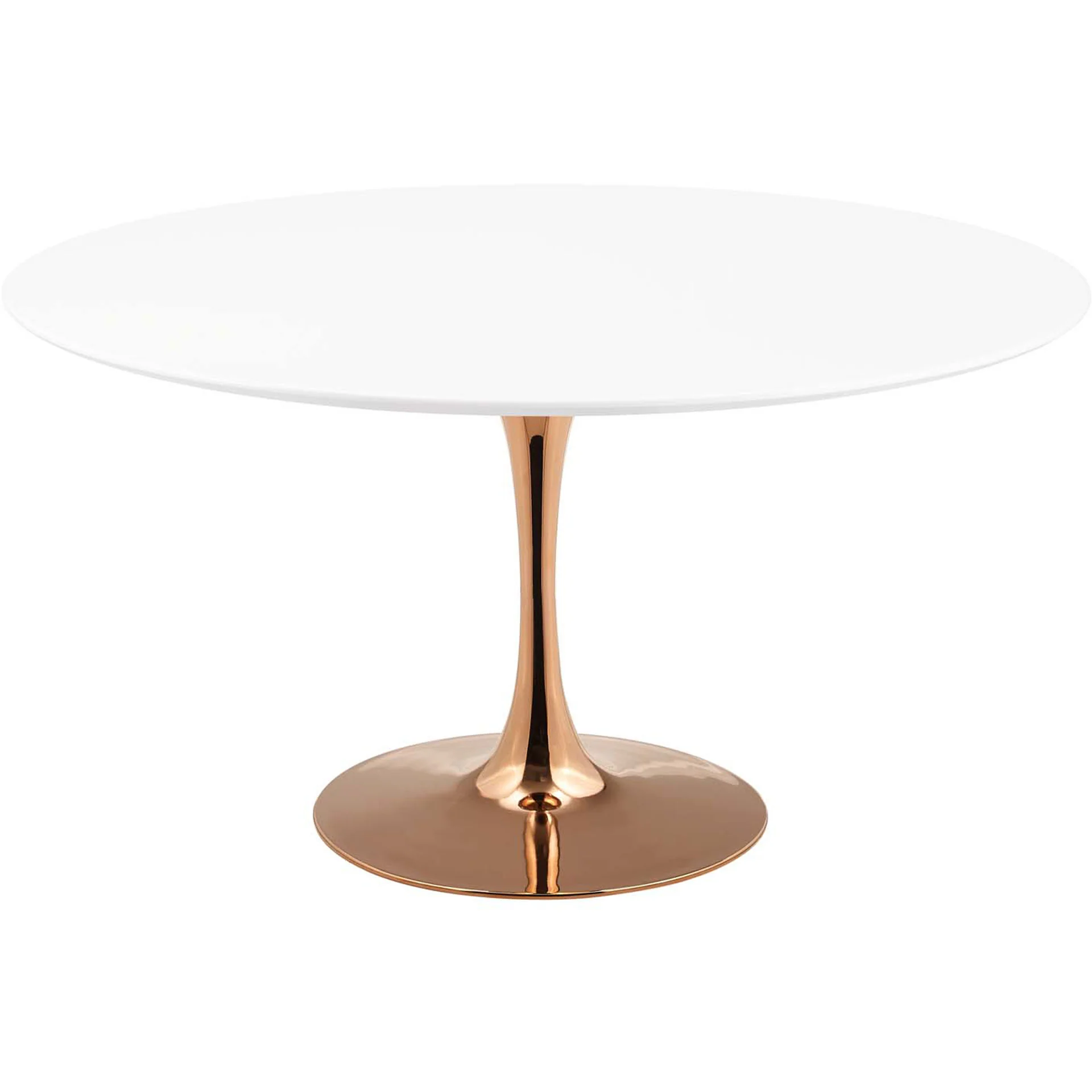 Lore Round Dining Table Rose/White - Image 4
