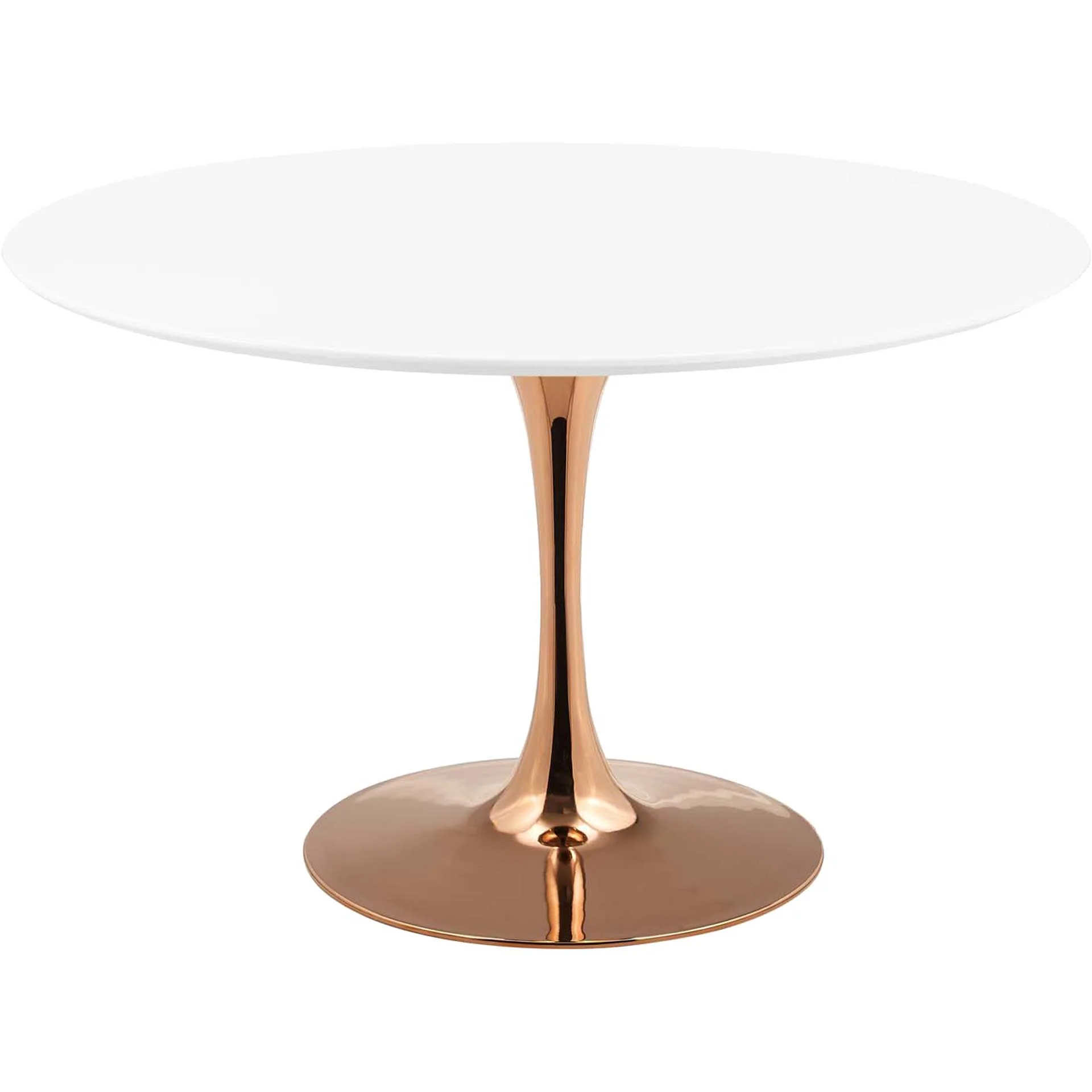 Lore Round Dining Table Rose/White - Image 5