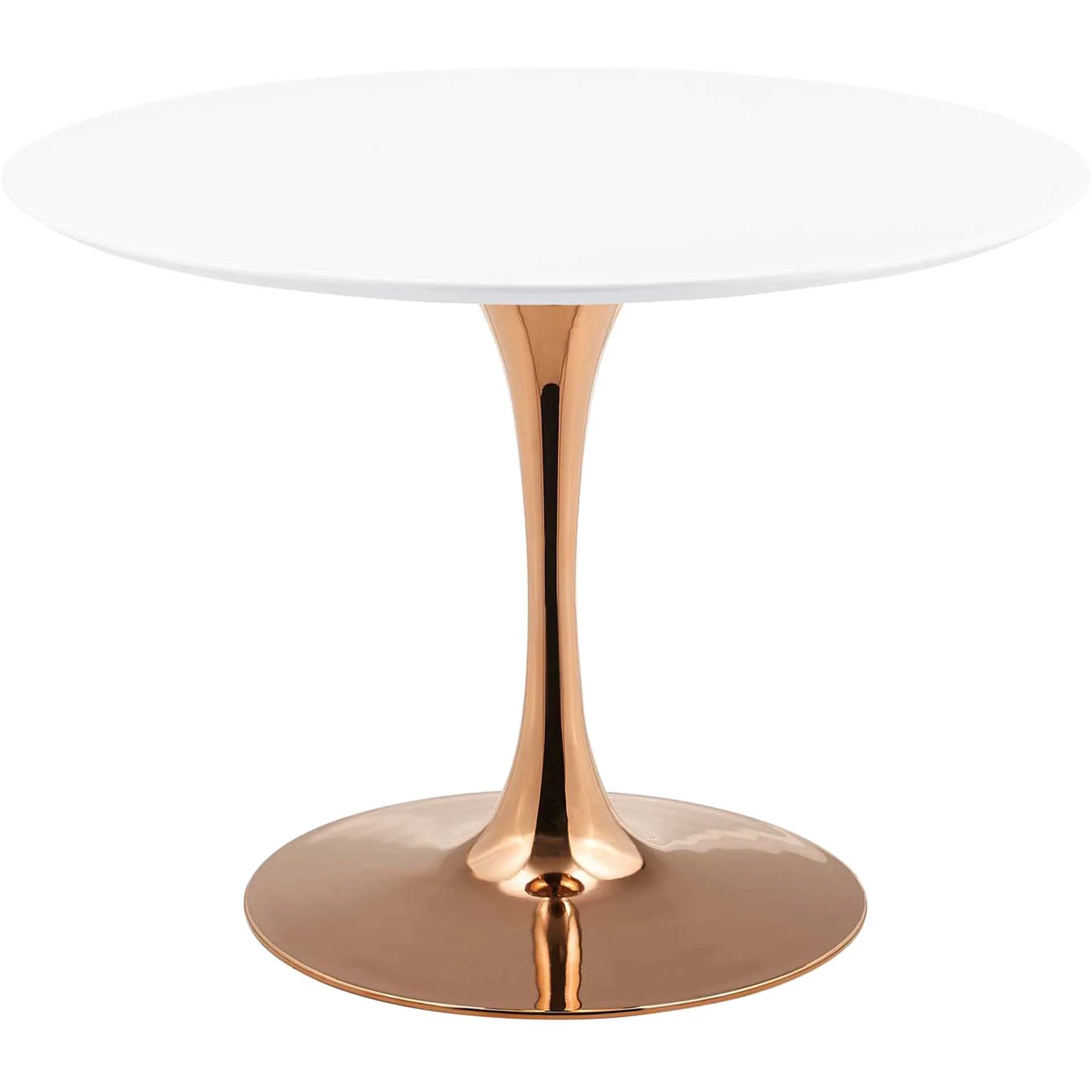 Lore Round Dining Table Rose/White - Image 6