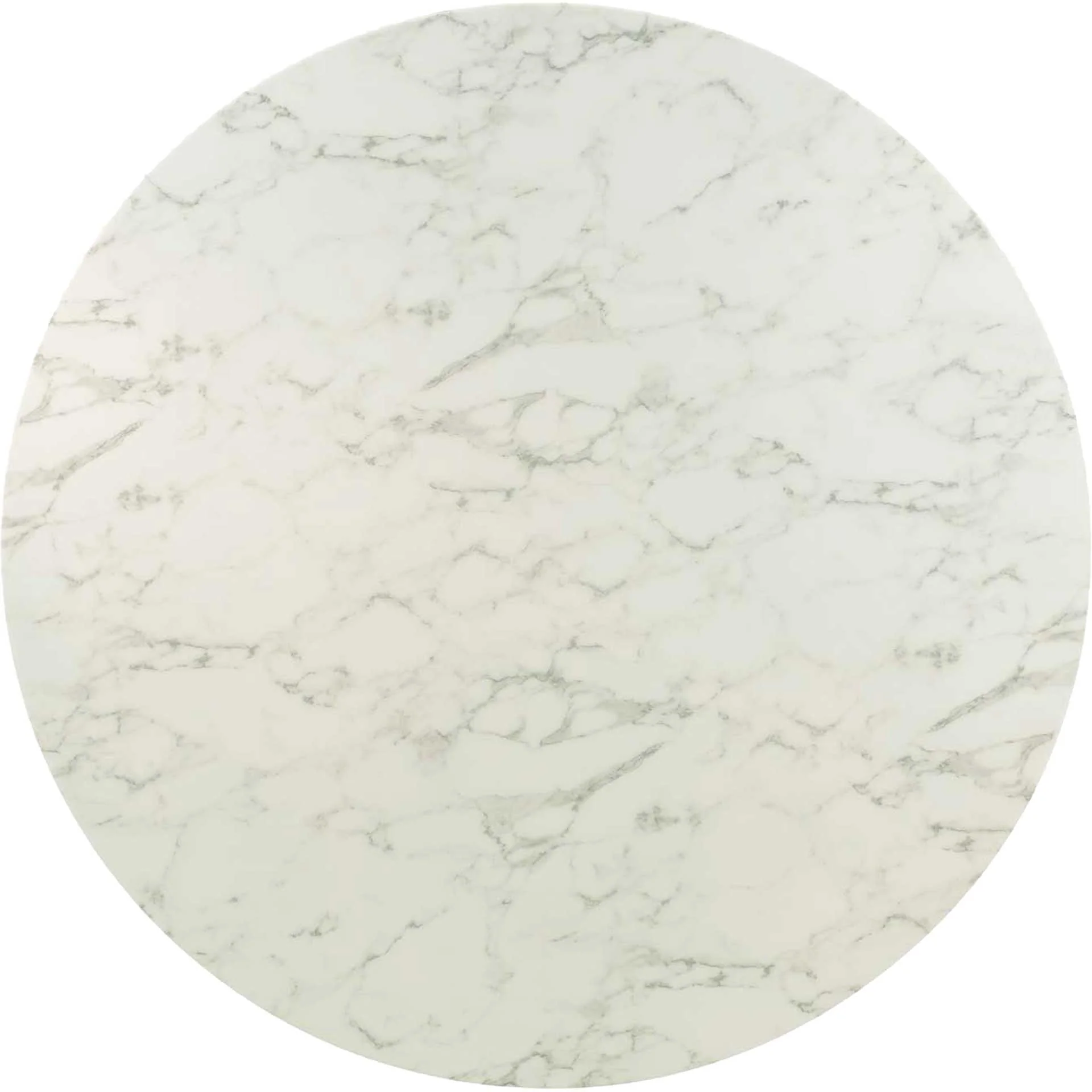 Lore Round Dining Table Rose/White Marble - Image 2