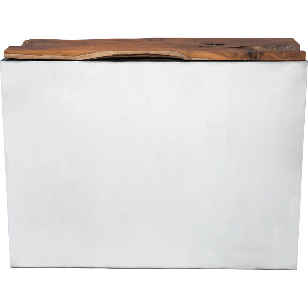 Loren Console Table Natural & Stainless Steel - Image 6