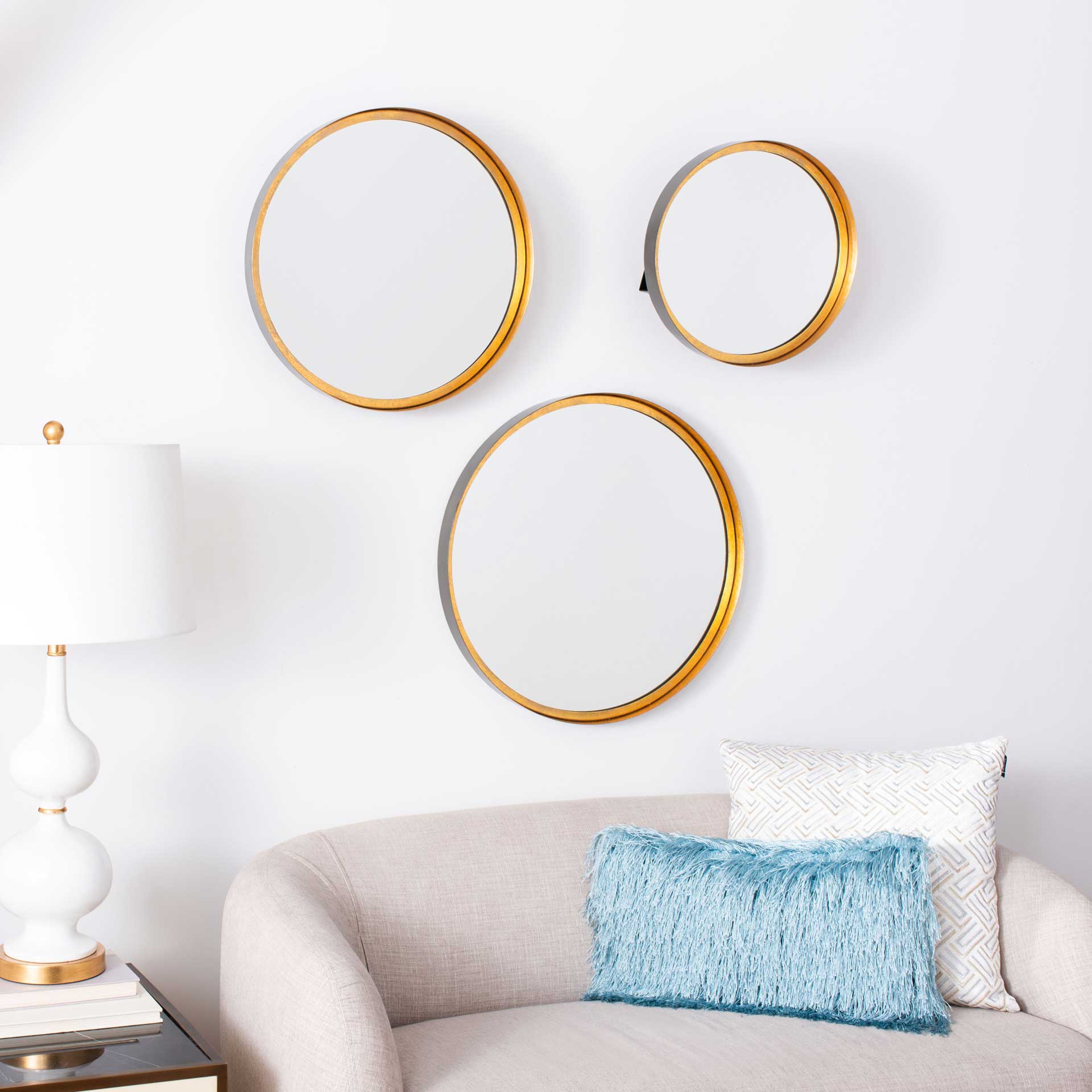 Lorens Mirror Gold Foil/Black - Image 2
