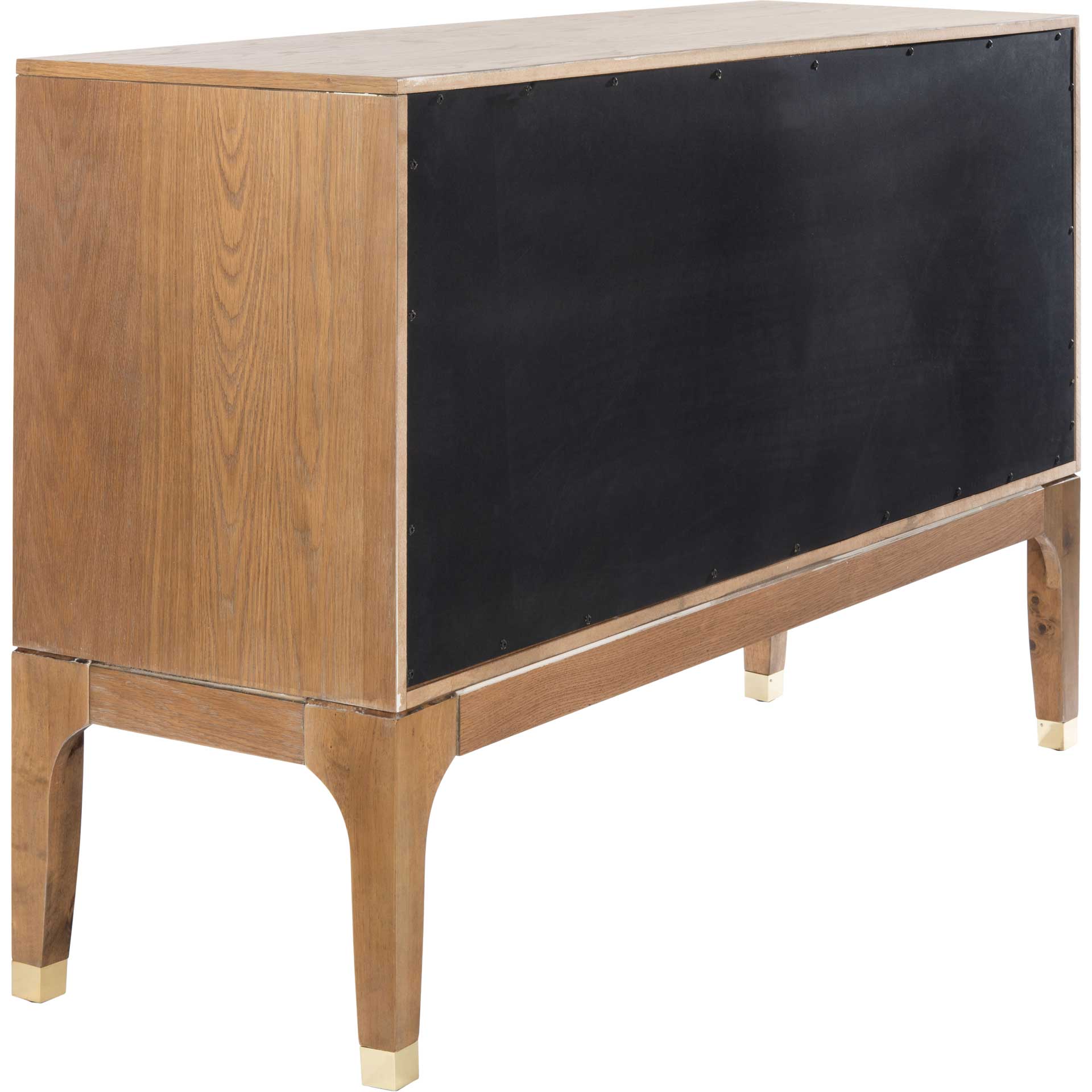 Lorenzo 6 Drawer Contemporary Dresser Rustic Oak - Image 3