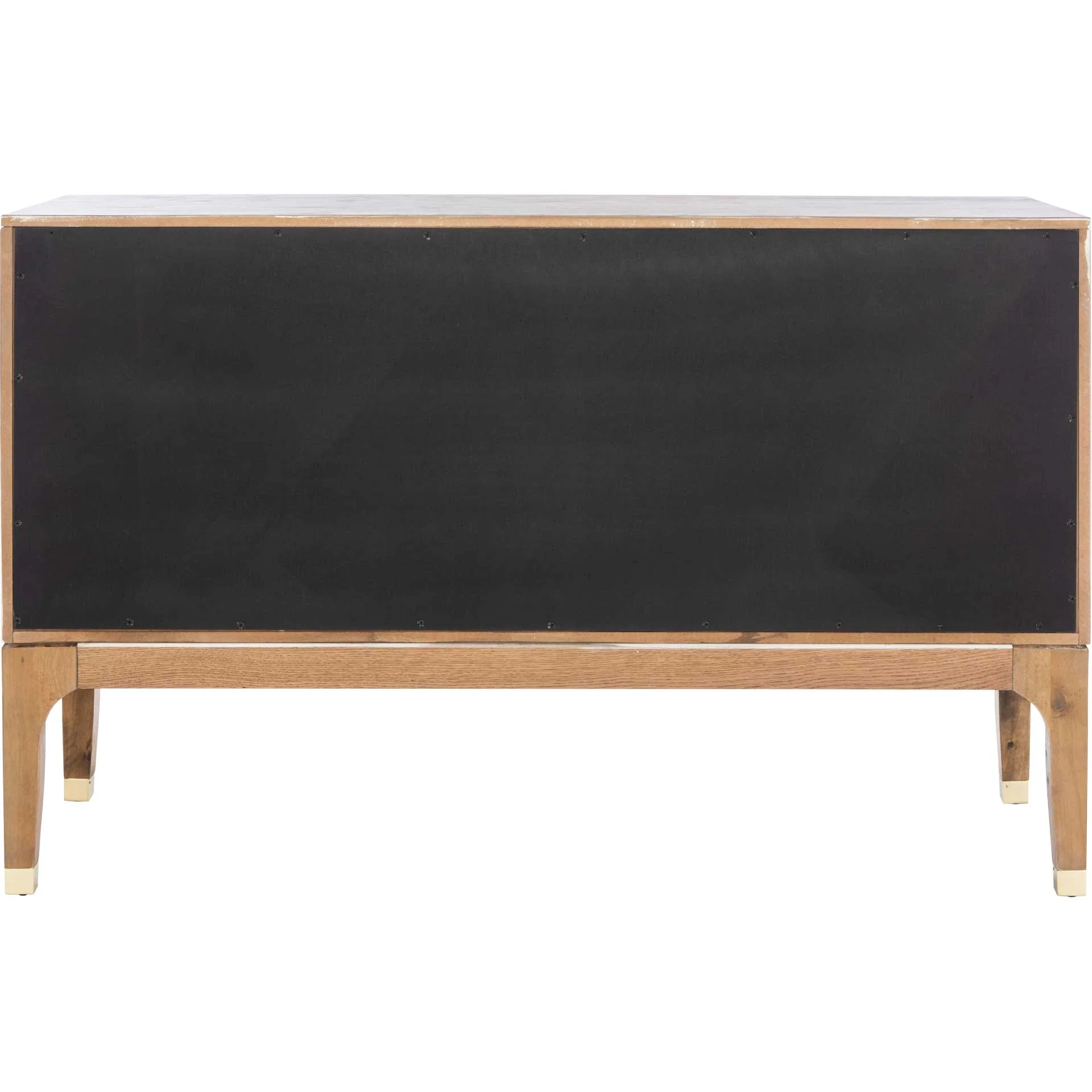 Lorenzo 6 Drawer Contemporary Dresser Rustic Oak - Image 4