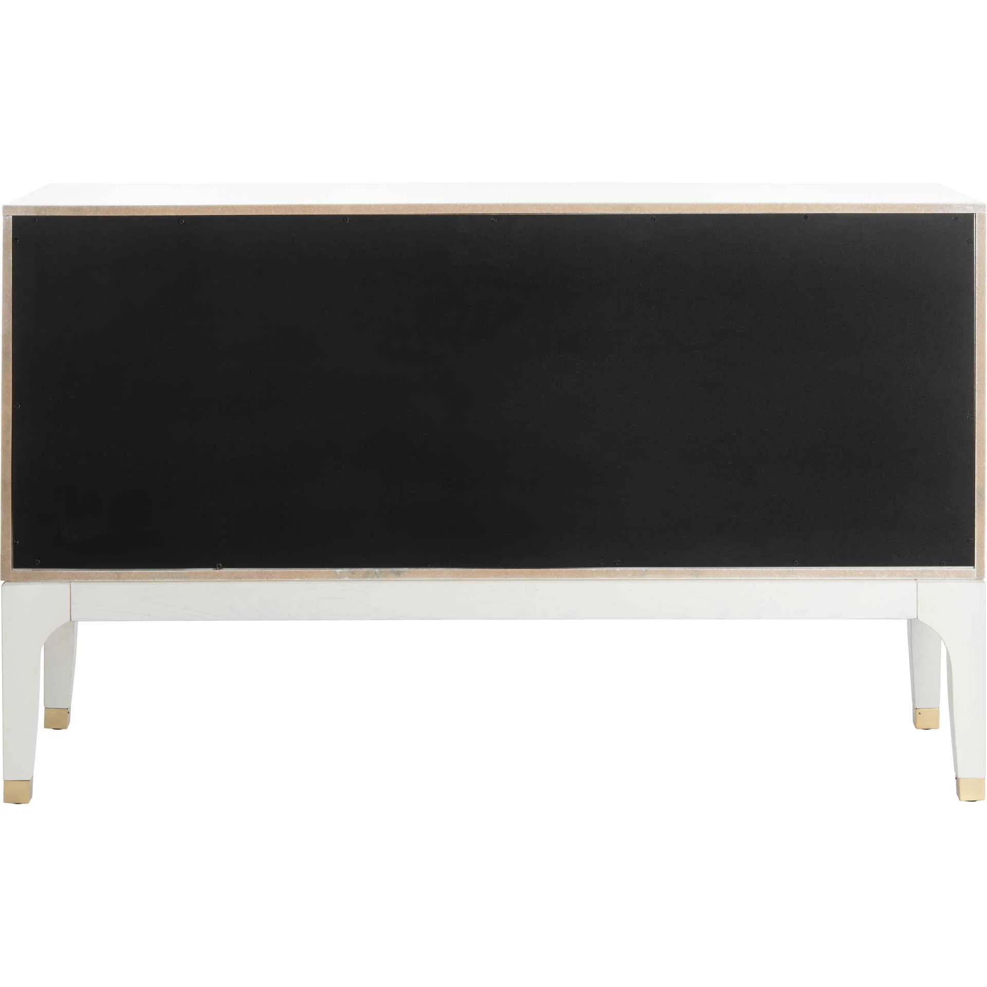 Lorenzo 6 Drawer Contemporary Dresser White - Image 4