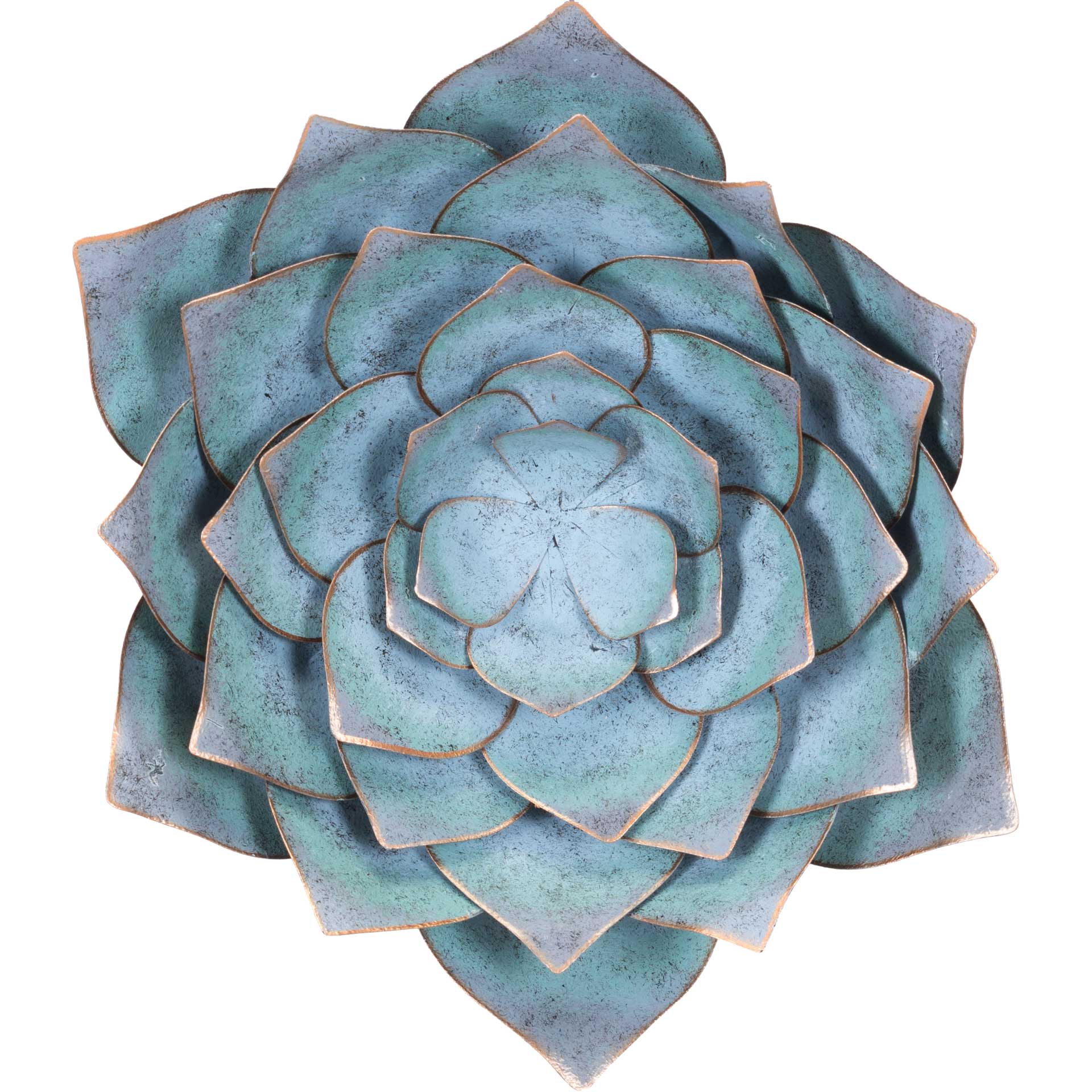 Lotus Wall Decor Blue - Image 2
