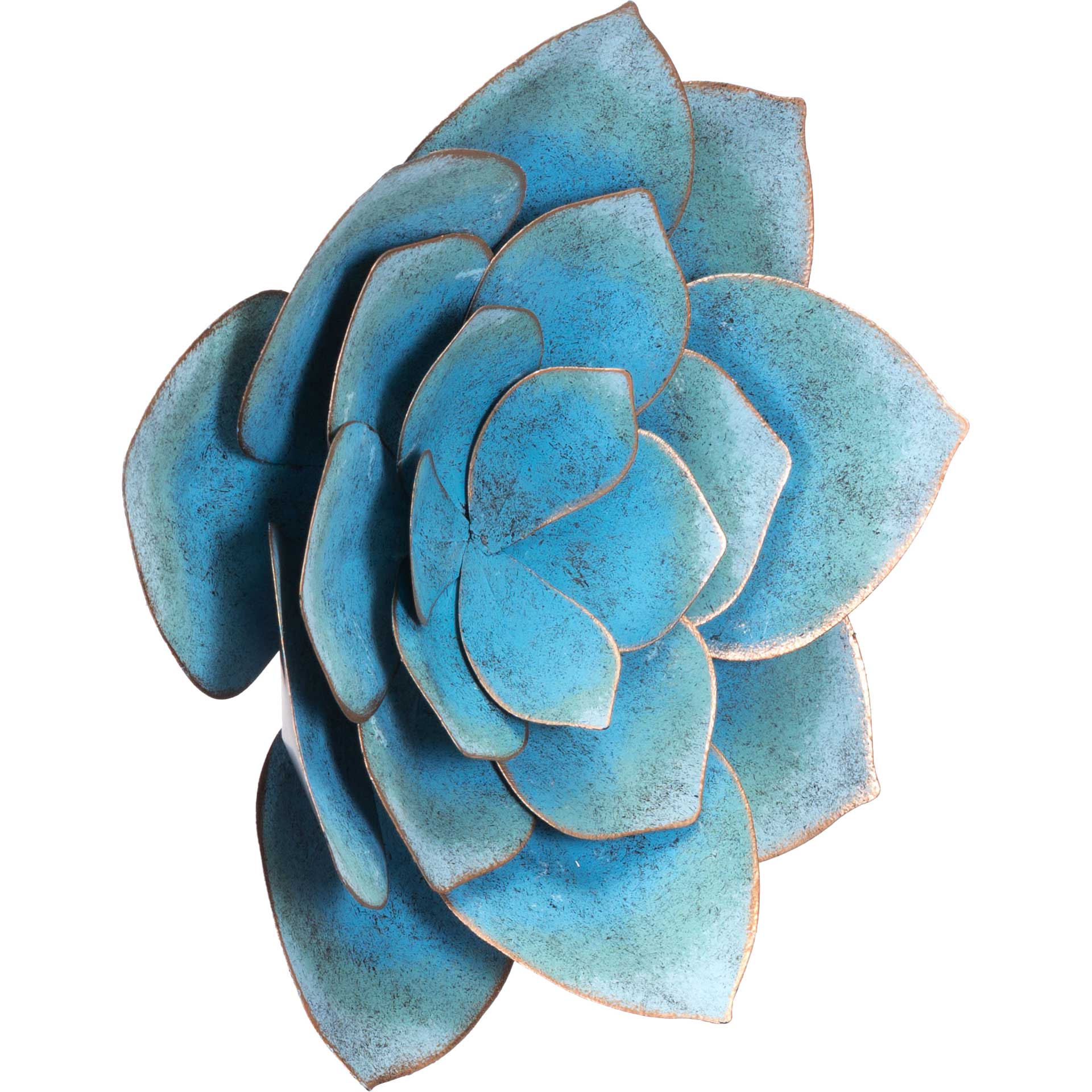 Lotus Wall Decor Blue - Image 3