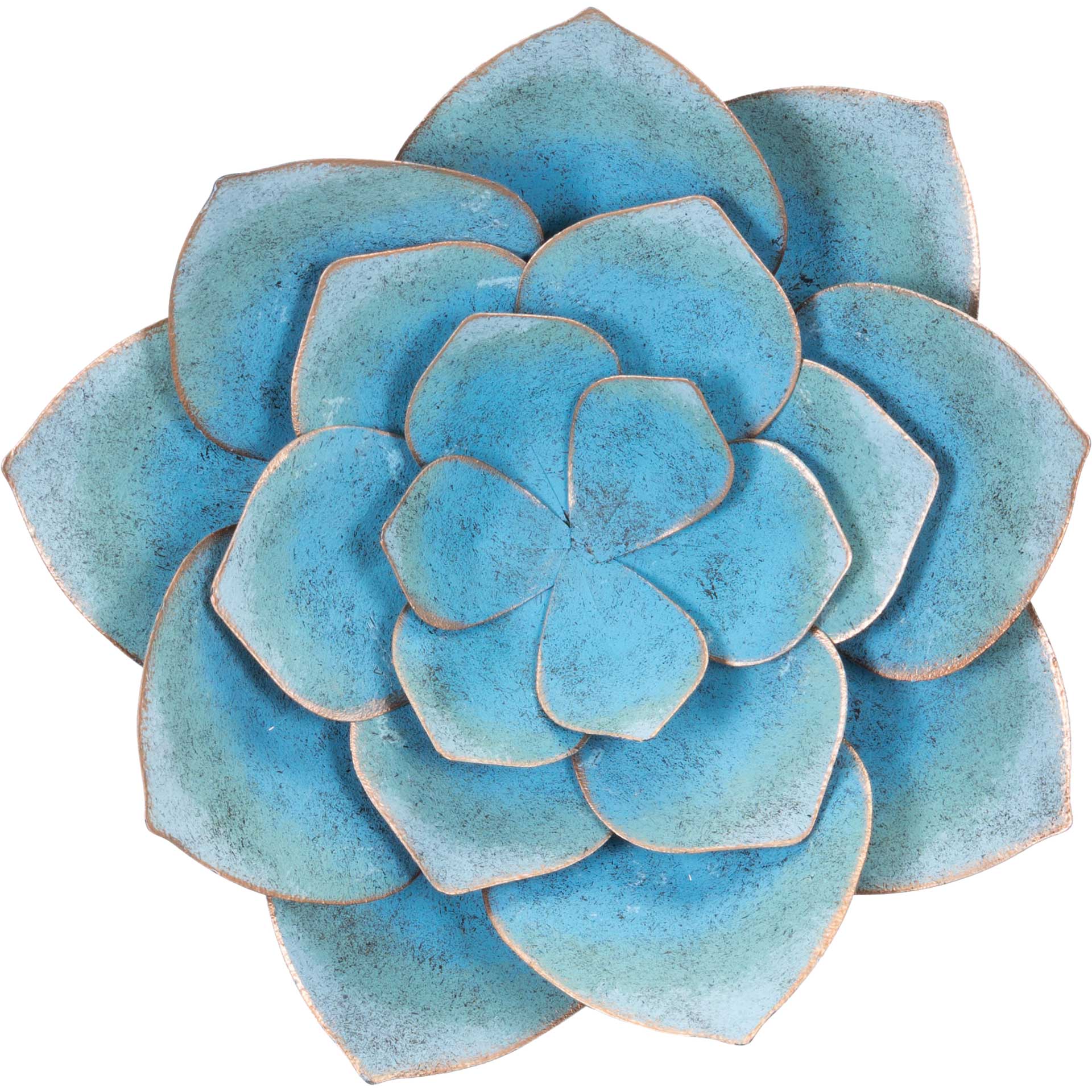 Lotus Wall Decor Blue - Image 4