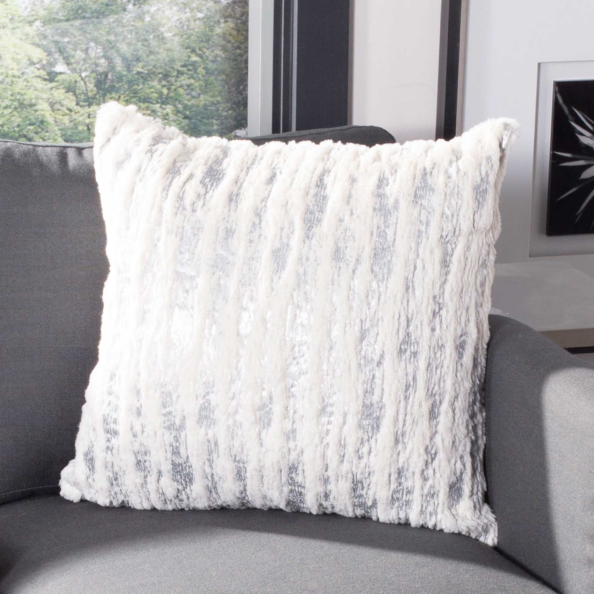 Louise Pillow White/Silver - Image 2