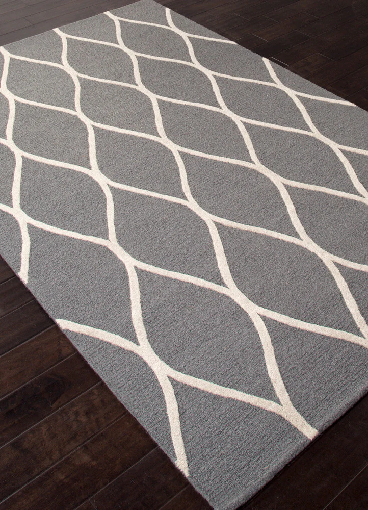 Lounge Marquia Charcoal/Cream Area Rug - Image 2