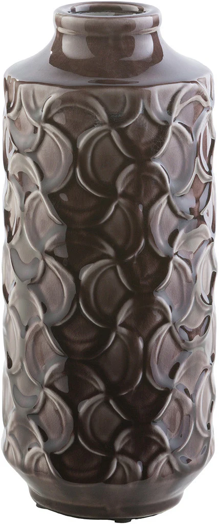 Loyola Ceramic Table Vase Chocolate - Image 2