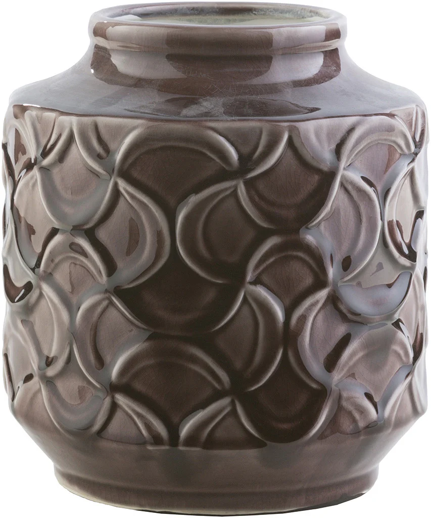 Loyola Ceramic Table Vase Chocolate - Image 3