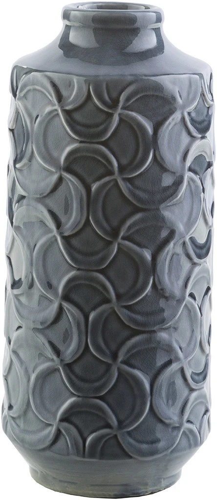 Loyola Ceramic Table Vase Navy - Image 2