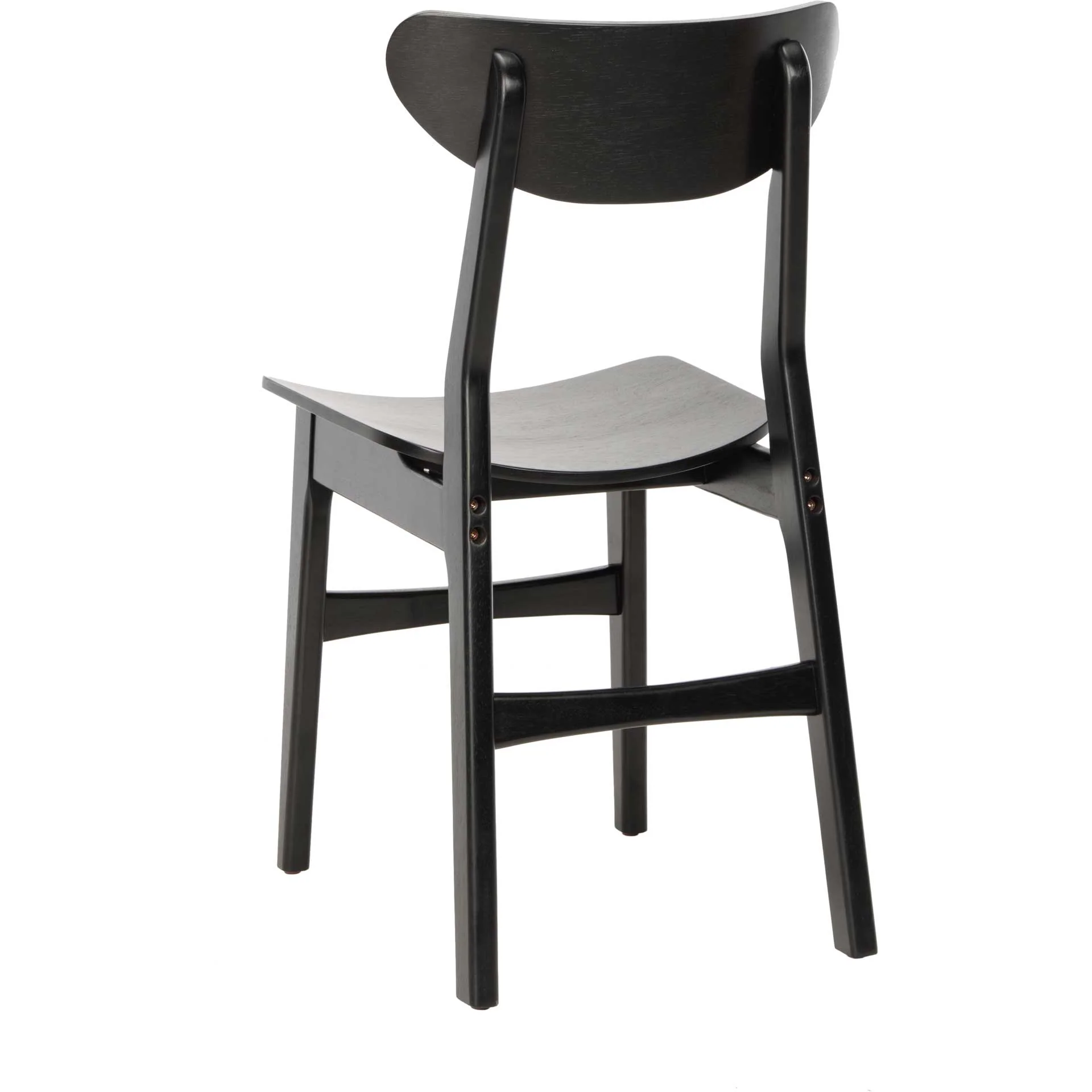 Lucas Retro Dining Chair Black (Set of 2) - Image 5