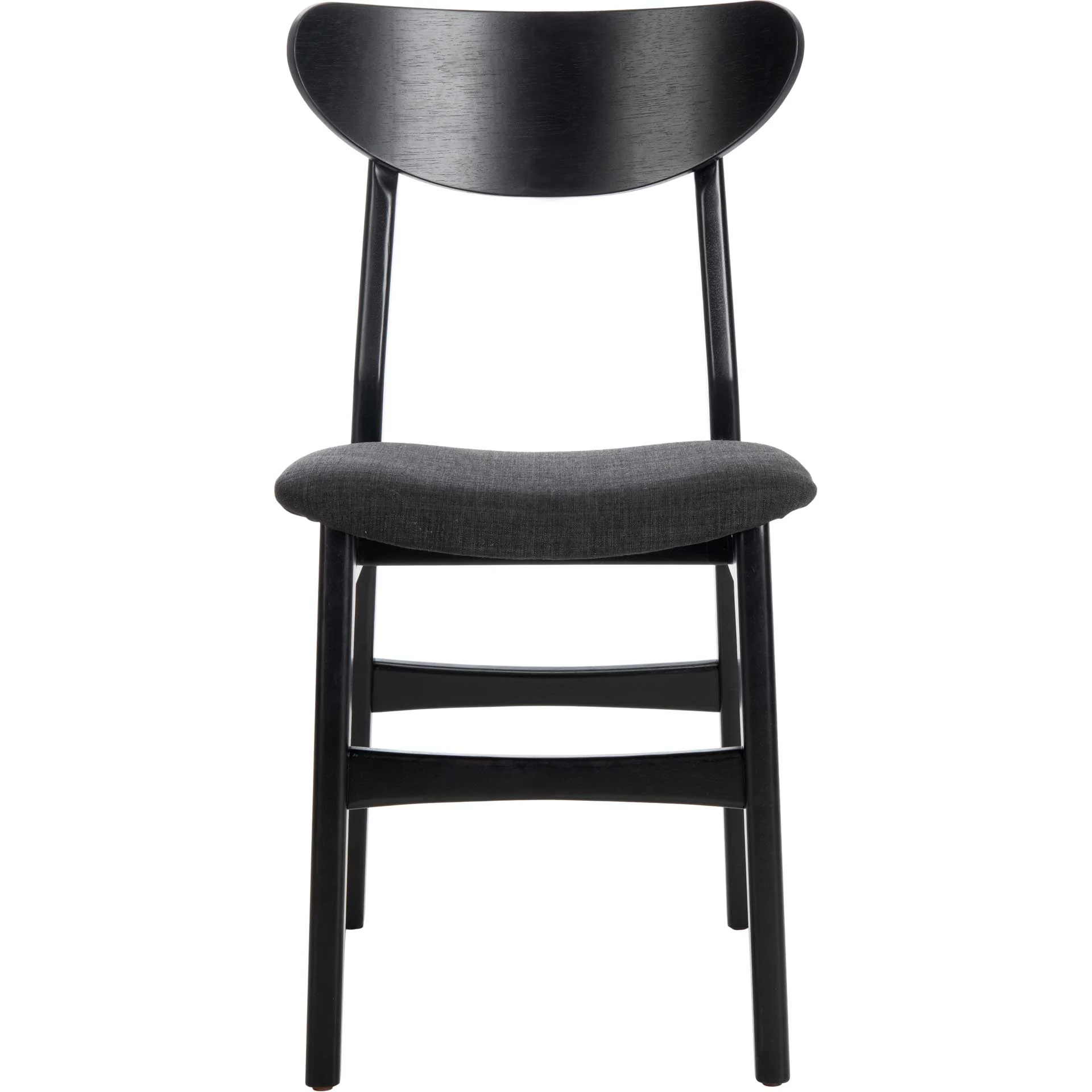 Lucas Retro Dining Chair Black/Black (Set of 2) - Image 3
