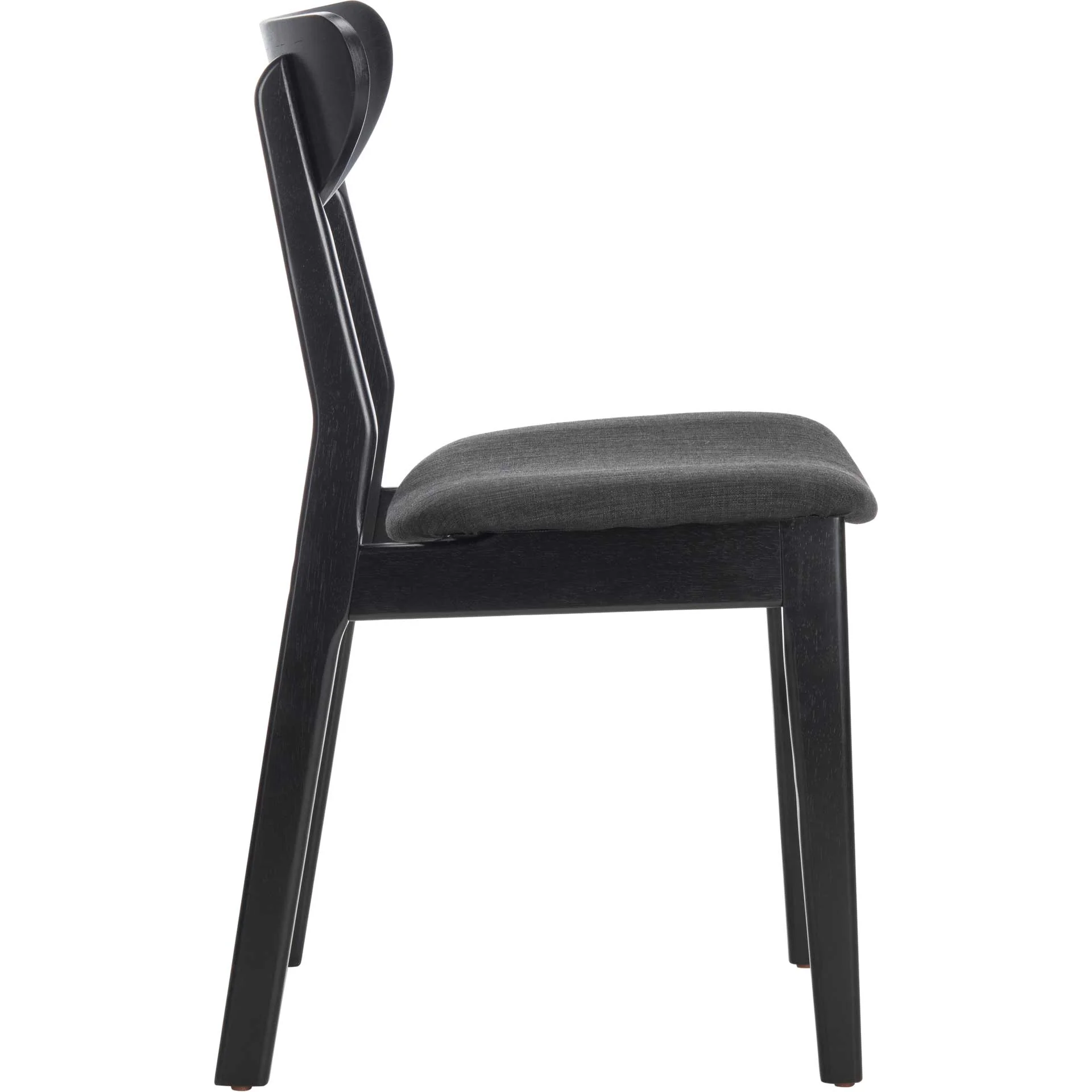 Lucas Retro Dining Chair Black/Black (Set of 2) - Image 4