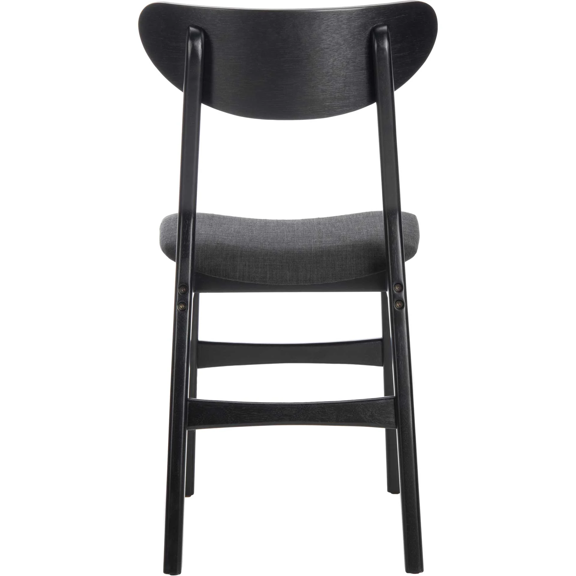 Lucas Retro Dining Chair Black/Black (Set of 2) - Image 5