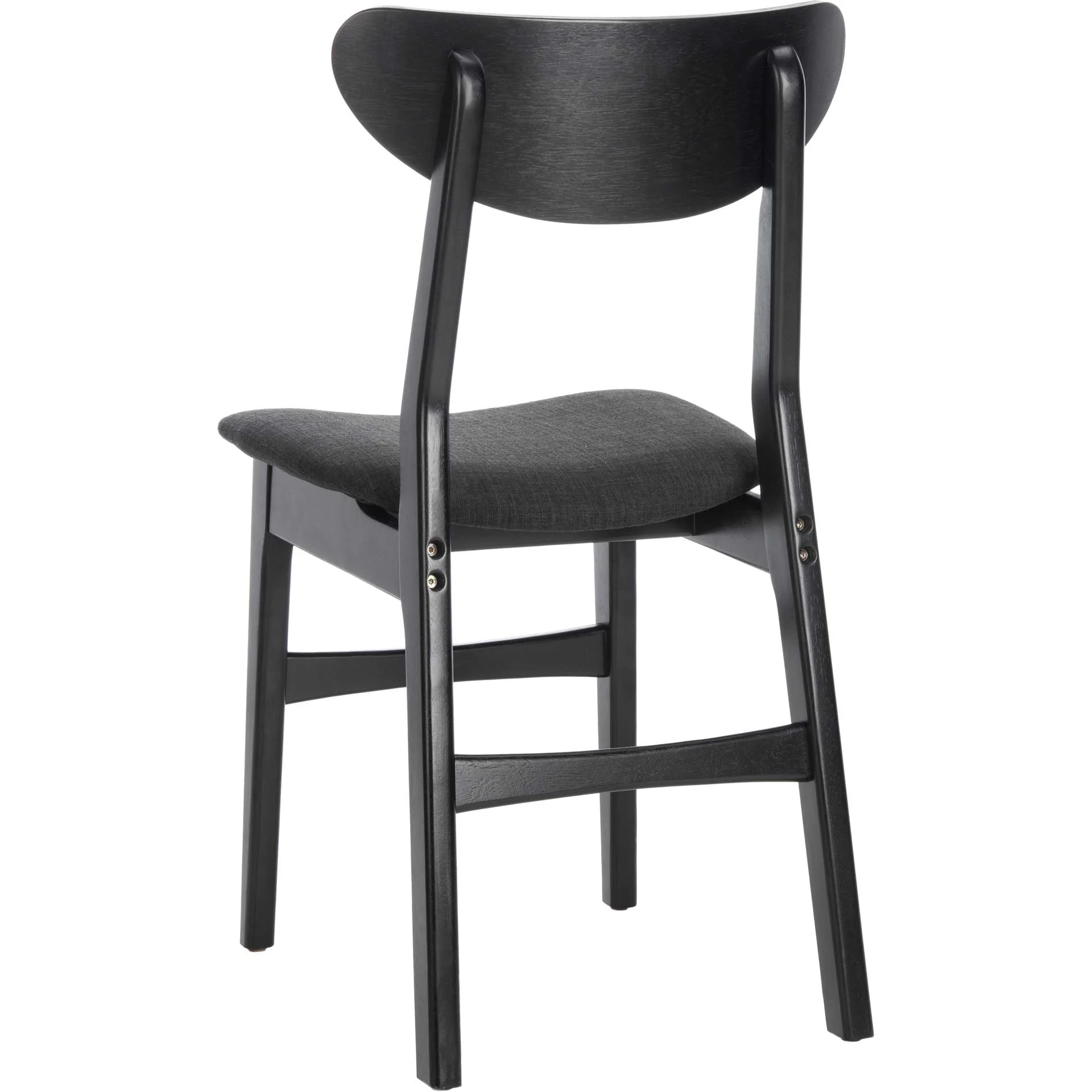 Lucas Retro Dining Chair Black/Black (Set of 2) - Image 6
