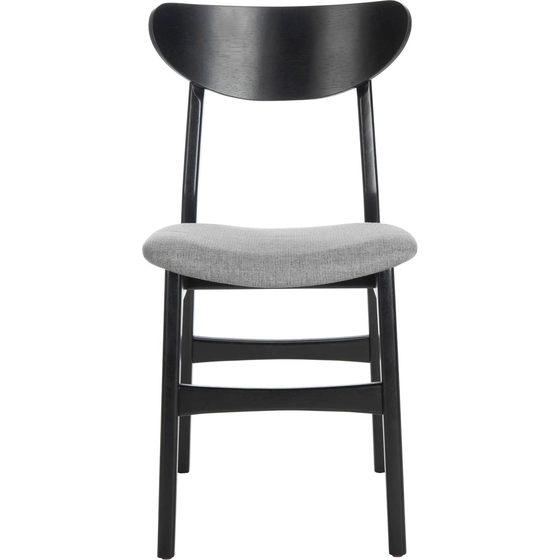 Lucas Retro Dining Chair Black/Gray (Set of 2) - Image 3