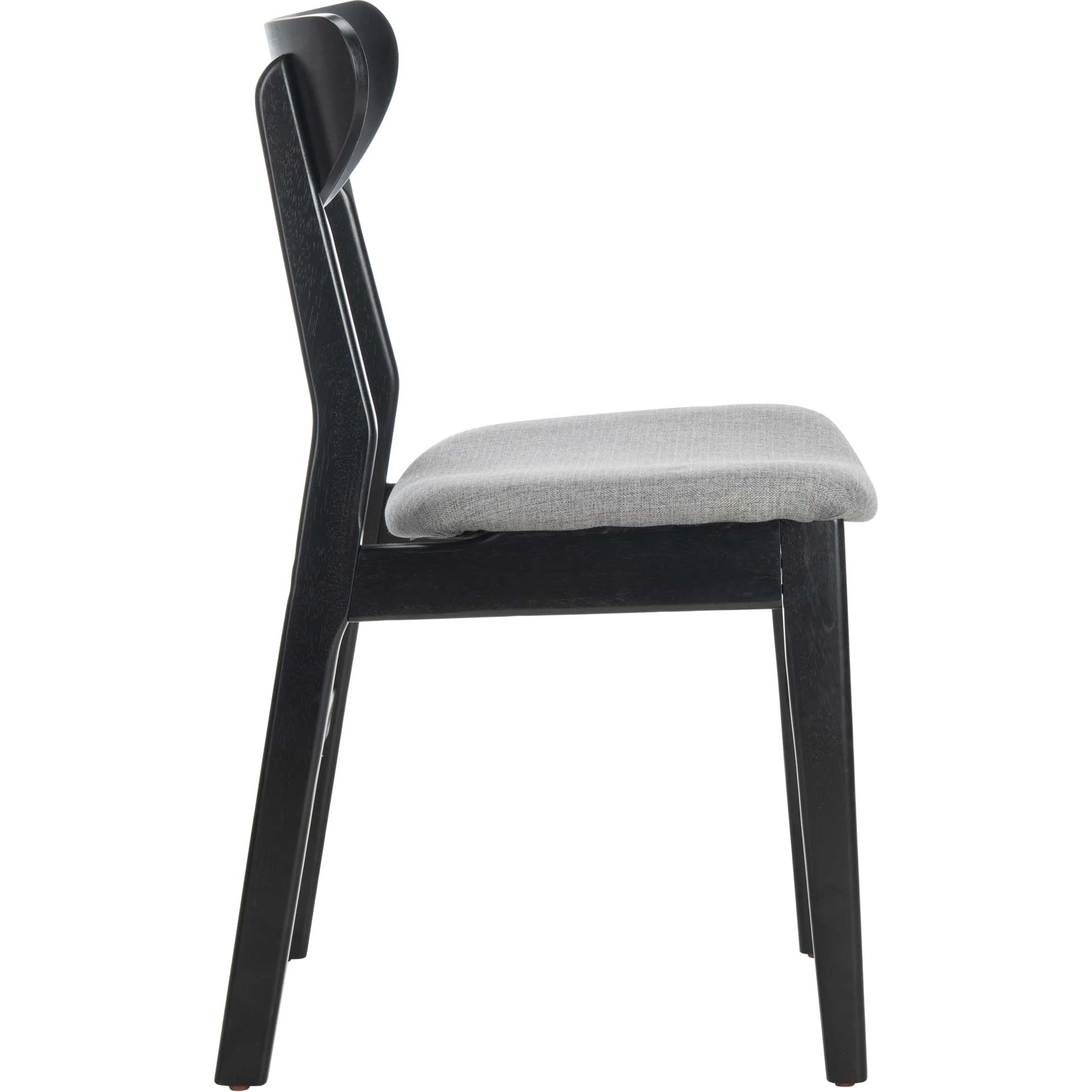 Lucas Retro Dining Chair Black/Gray (Set of 2) - Image 4