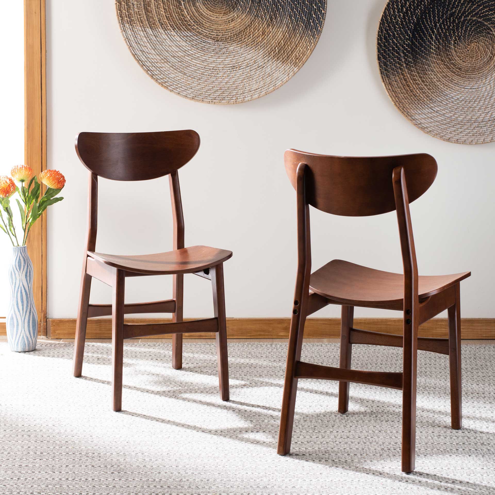Lucas Retro Dining Chair Cherry (Set of 2) - Image 9